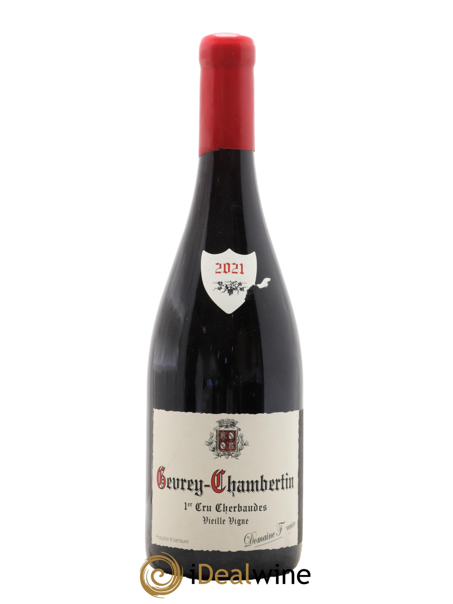 Gevrey-Chambertin 1er Cru Les Cherbaudes Vieille Vigne Fourrier (Domaine) 2021 - Lot de 1 bouteille - 0