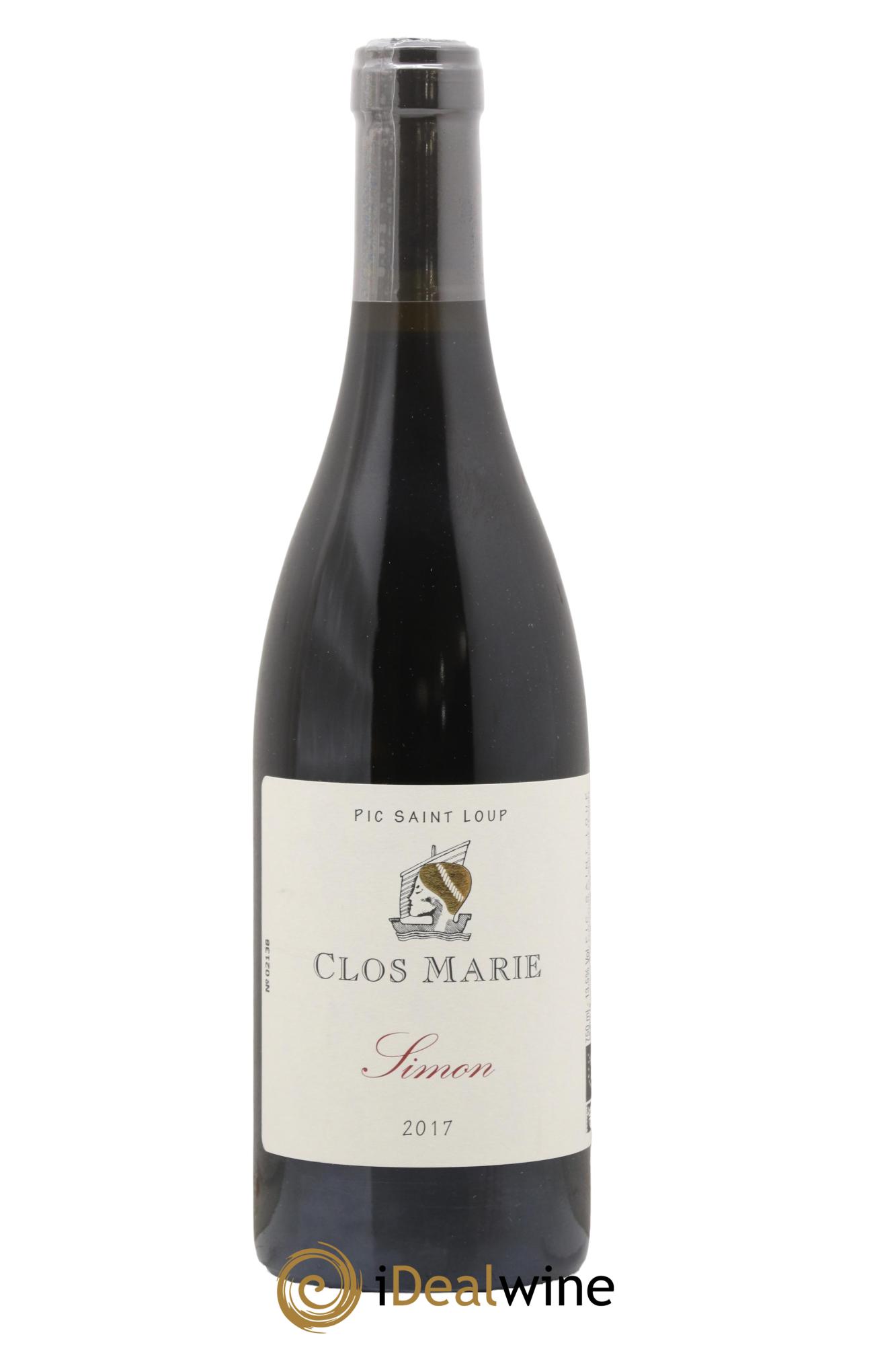 Pic Saint-Loup Clos Marie Cuvée Simon Christophe Peyrus et Françoise Julien 2017 - Lot de 1 bouteille - 0