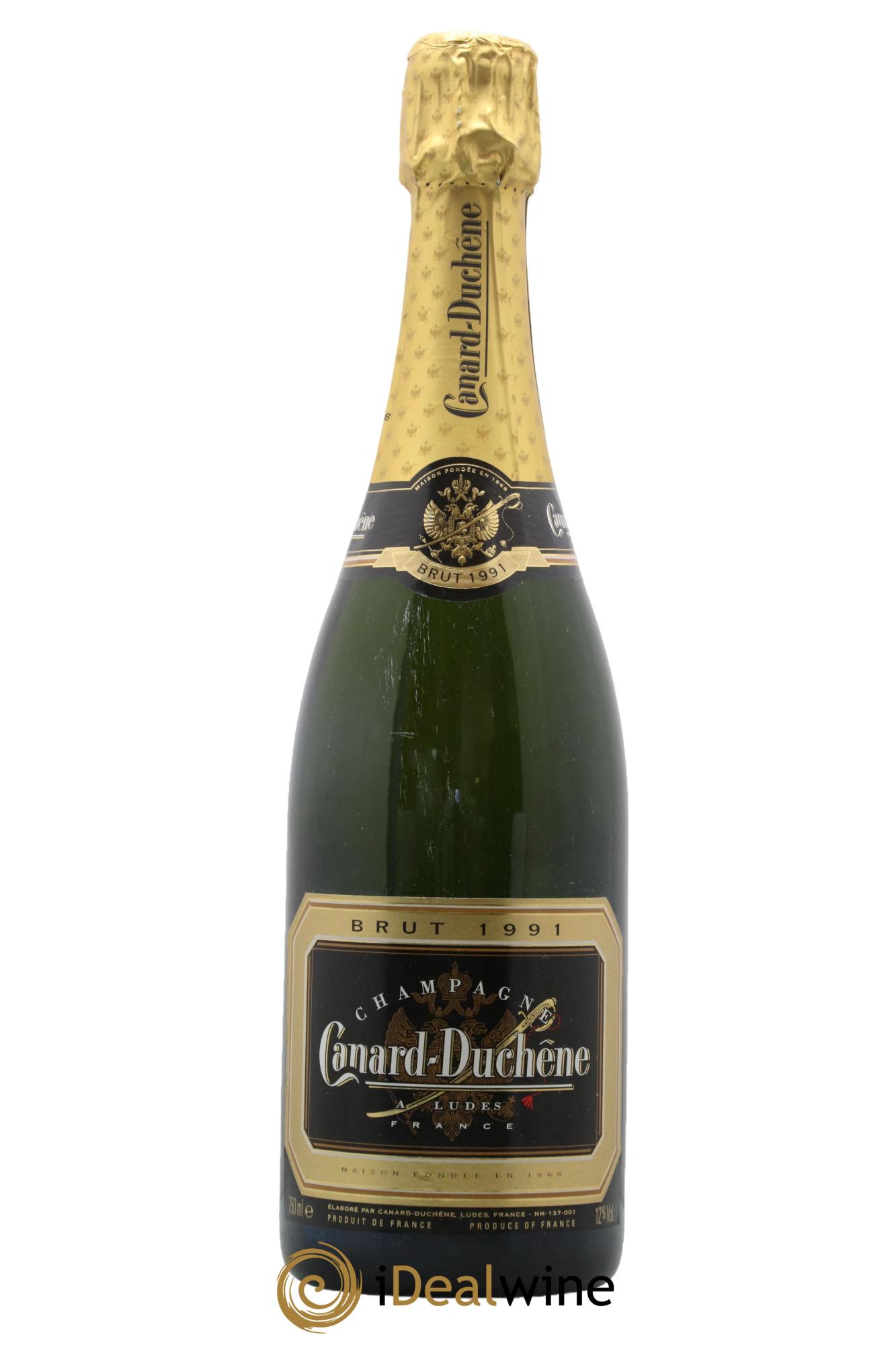 Champagne Brut Canard Duchêne 1991 - Lot de 1 bouteille - 0