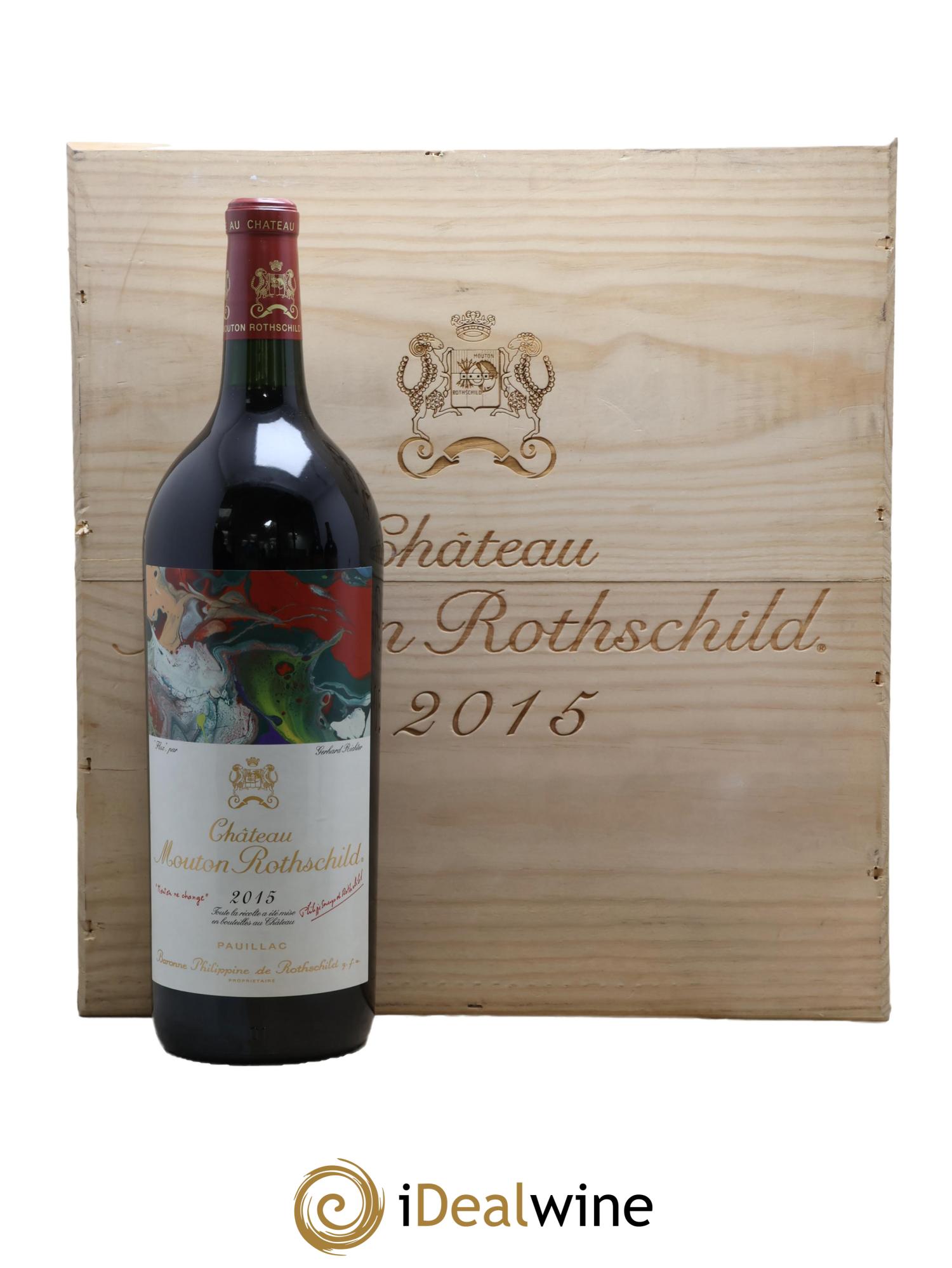 Château Mouton Rothschild 1er Grand Cru Classé 2015 - Lot of 3 magnums - 3