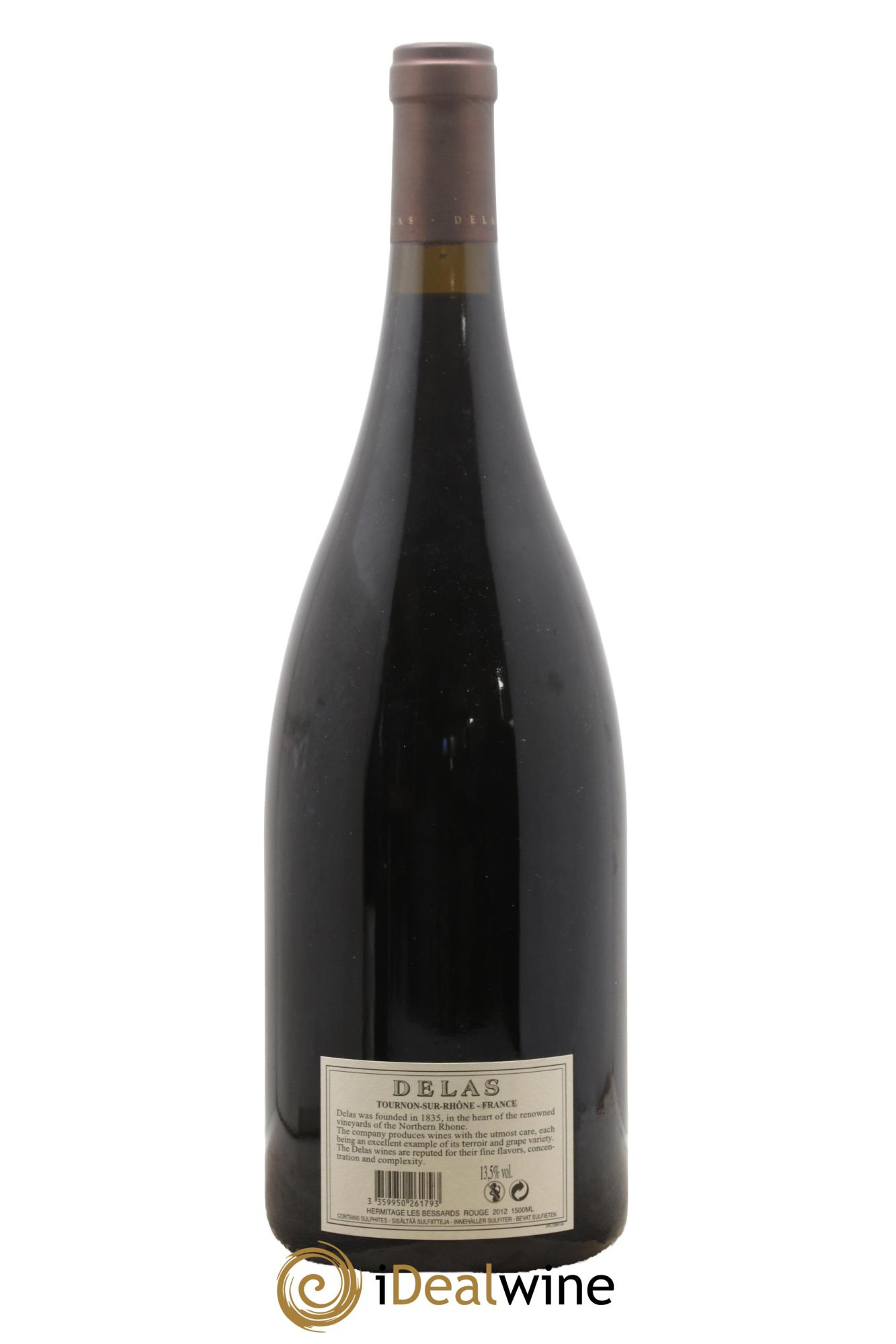 Hermitage Les Bessards Delas Frères 2012 - Lot of 1 magnum - 1