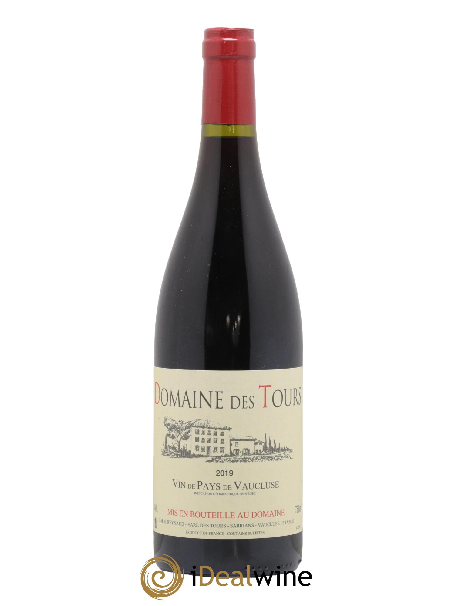 Vaucluse (Vin de Pays de Vaucluse) Domaine des Tours Emmanuel Reynaud 2019 - Lot de 1 bouteille - 0