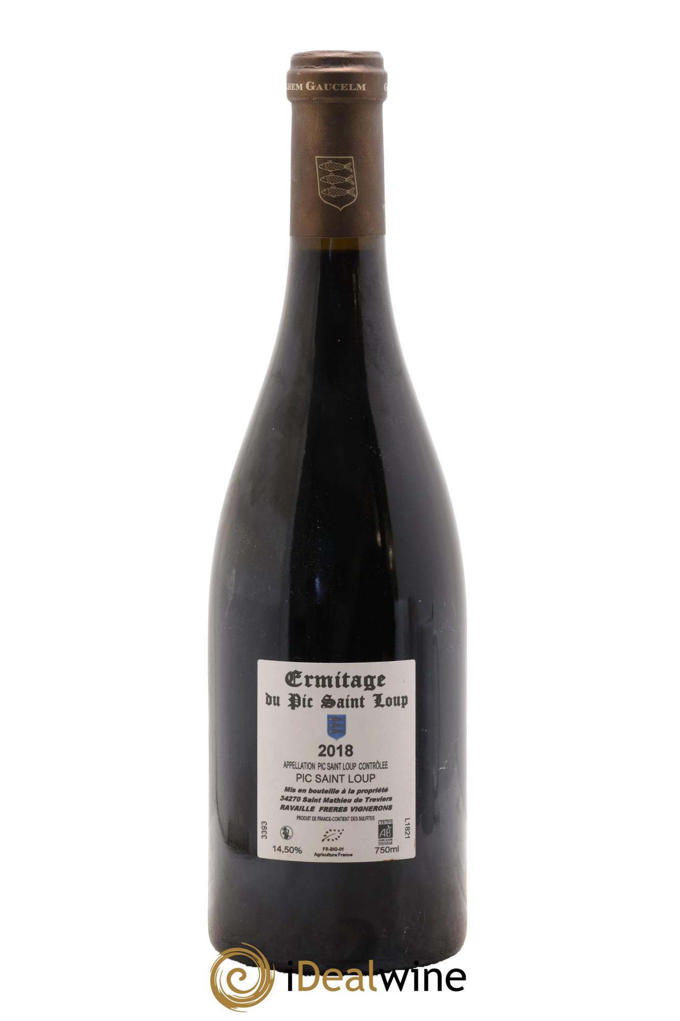 Pic Saint-Loup Héritage du Pic Saint-Loup (anciennement Ermitage) Guilhem Gaucelm 2018 - Posten von 1 Flasche - 1
