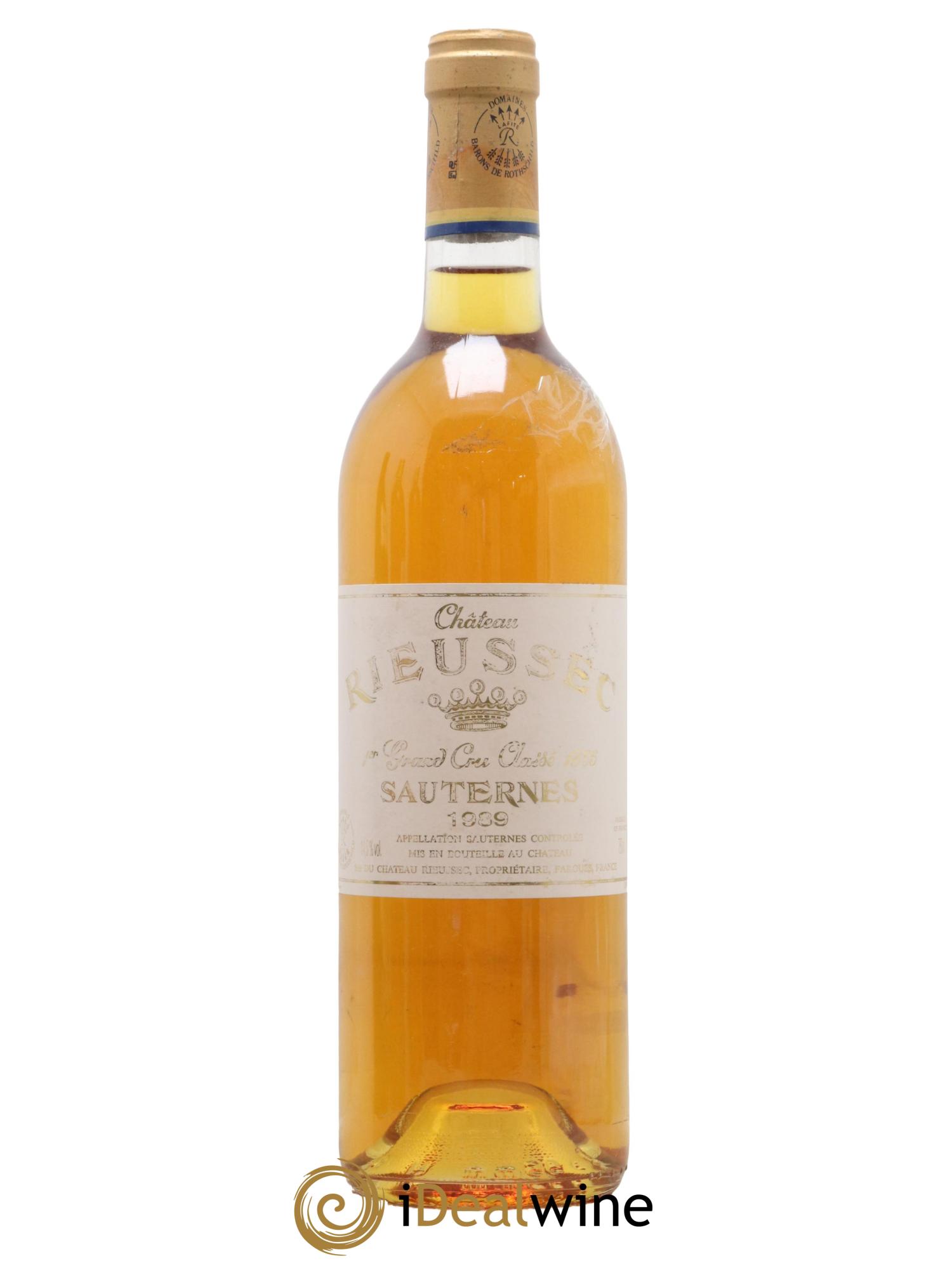 Château Rieussec 1er Grand Cru Classé 1989 - Posten von 1 Flasche - 0