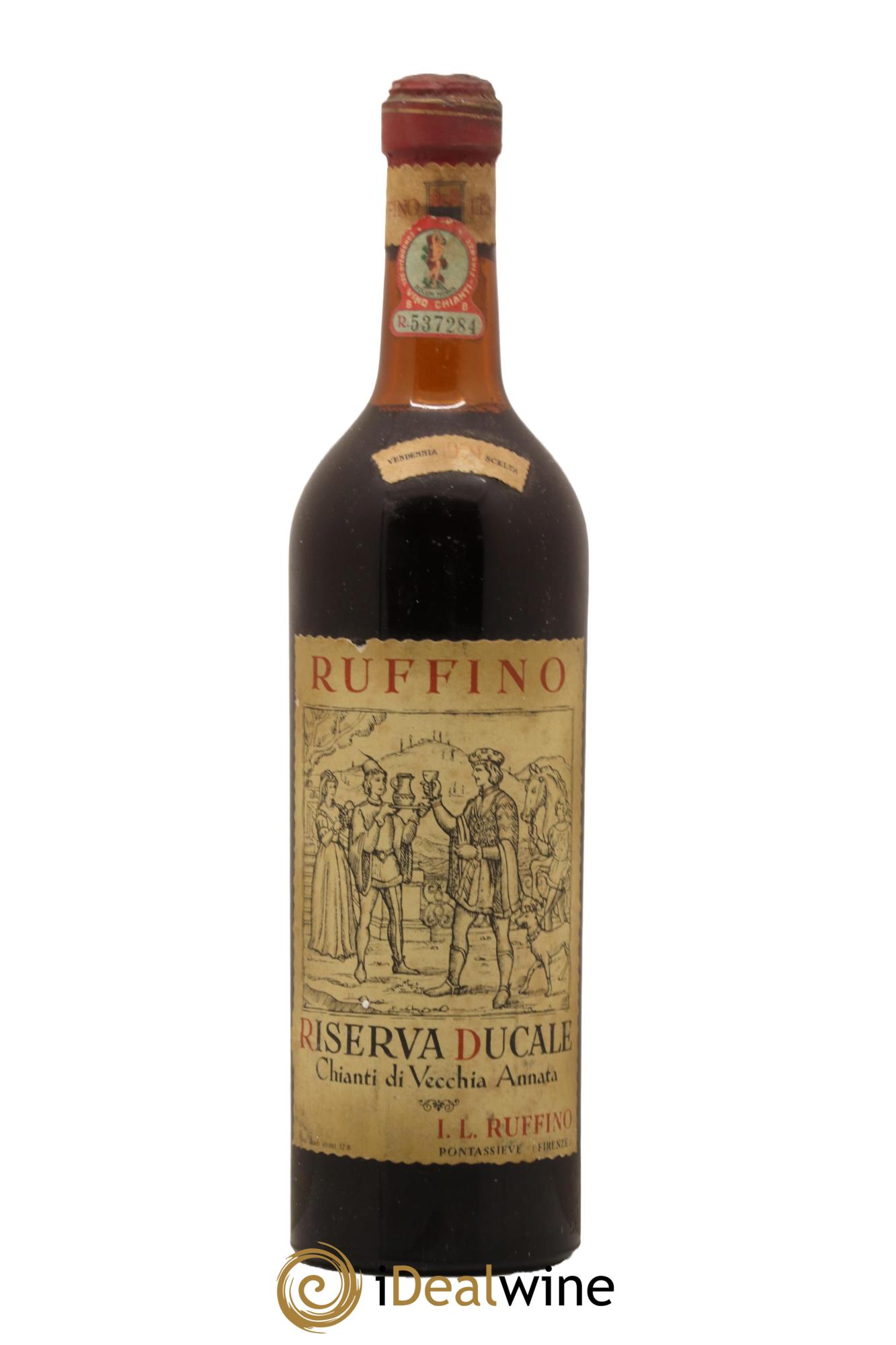 Chianti Classico DOCG Di Vecchia Annata Riserva Ducale Ruffino 1959 - Posten von 1 Flasche - 0