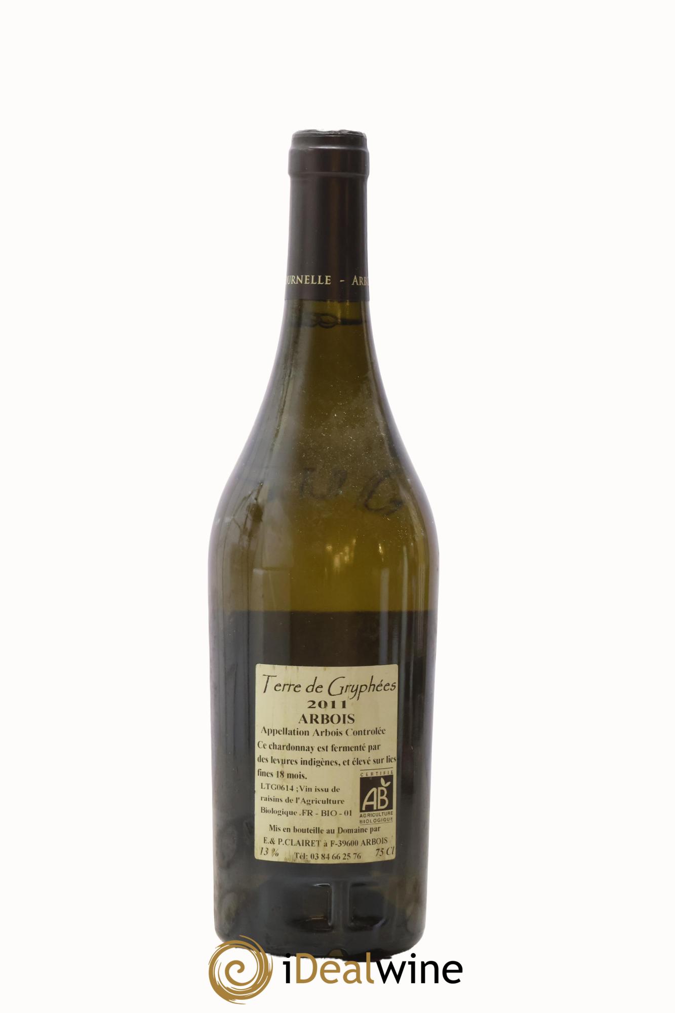 Arbois Terre De Gryphées Domaine de la Tournelle 2011 - Posten von 1 Flasche - 1