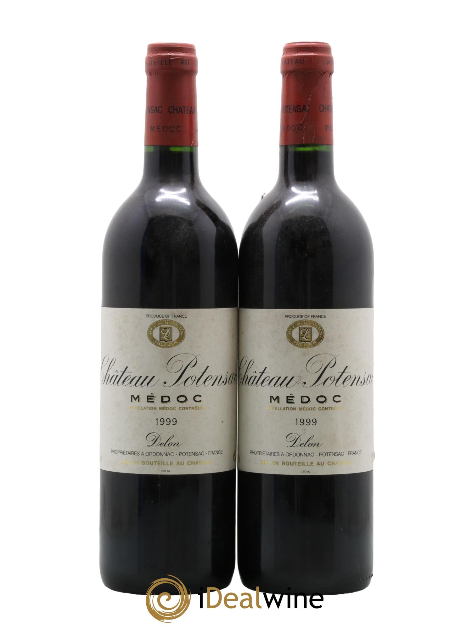 Château Potensac 1999 - Lot de 2 bouteilles - 0
