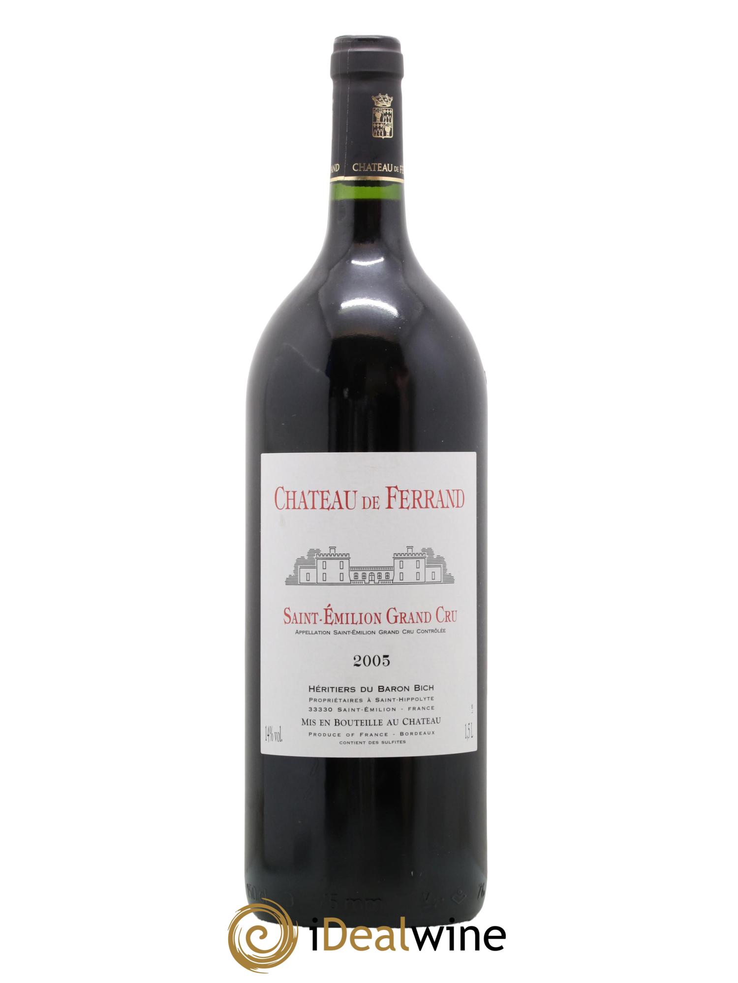 Château de Ferrand Grand Cru Classé 2005 - Lot de 1 magnum - 0