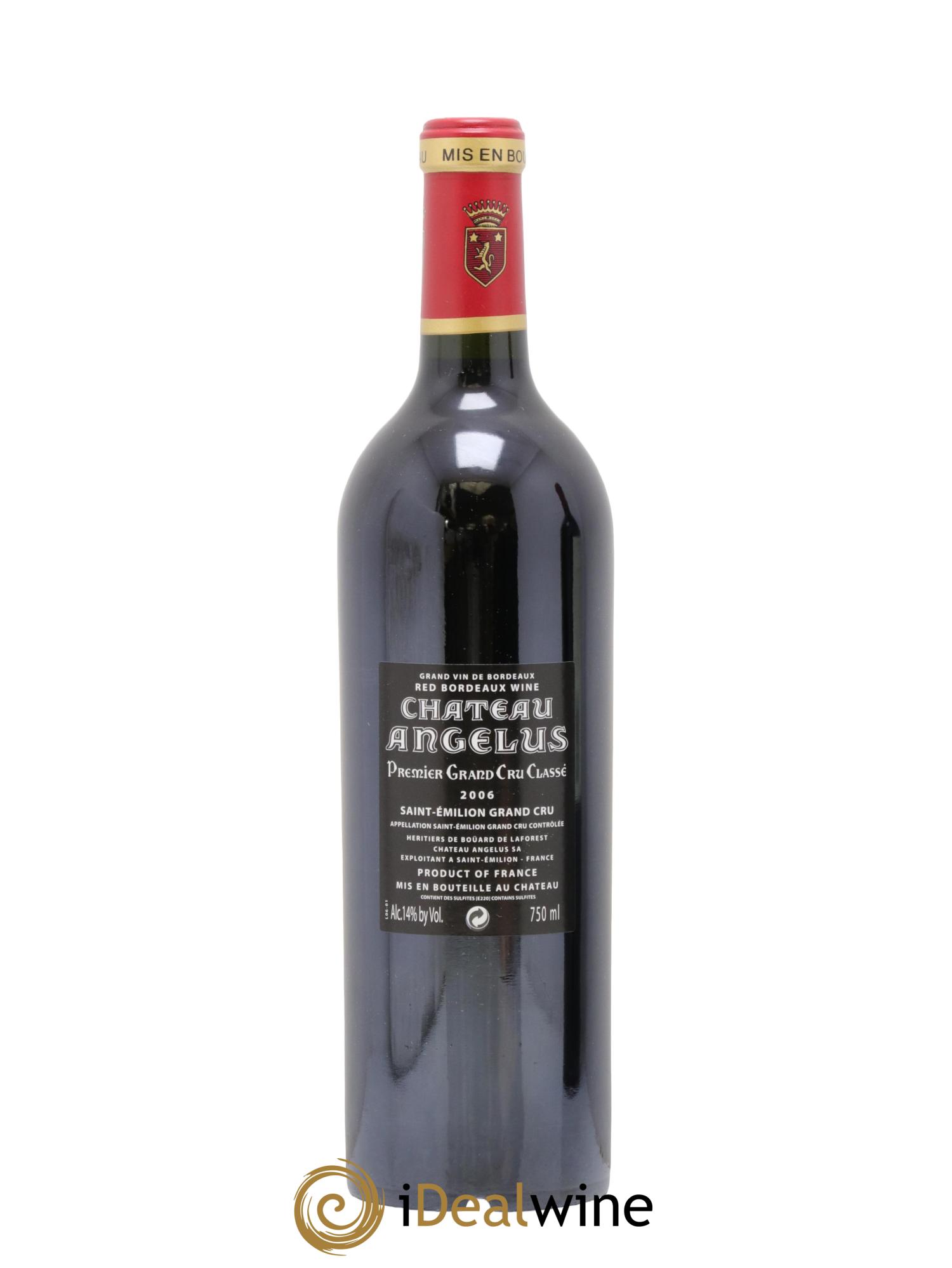 Château Angélus 1er Grand Cru Classé A 2006 - Lot of 1 bottle - 1