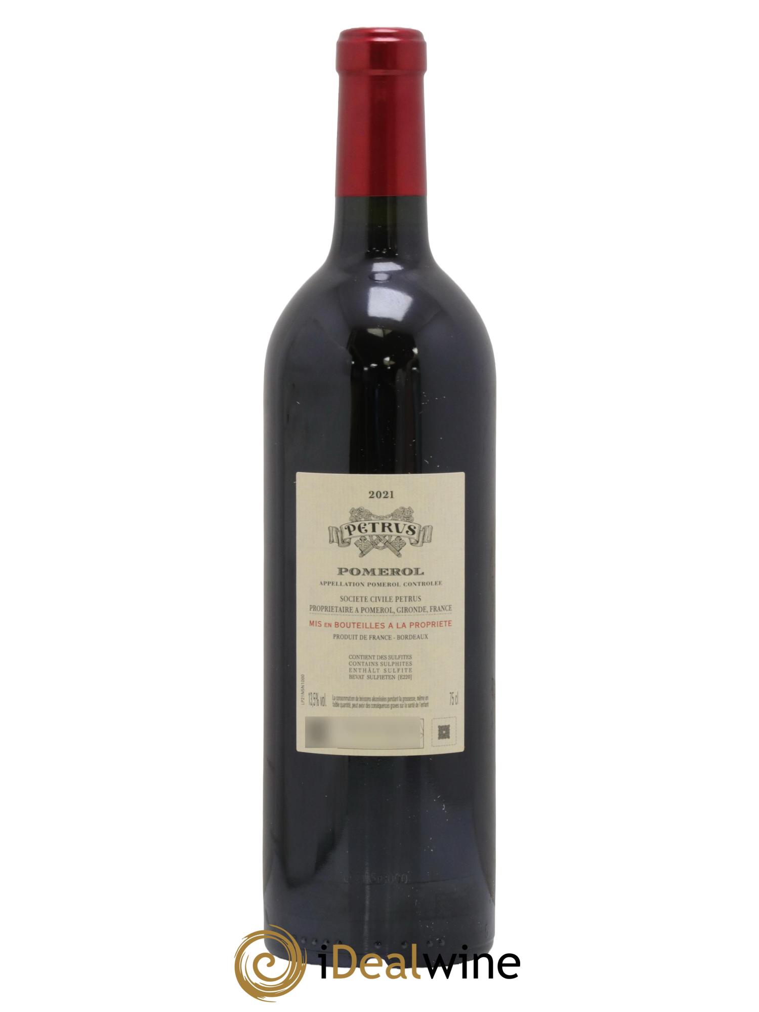 Petrus 2021 - Lot de 1 bouteille - 1