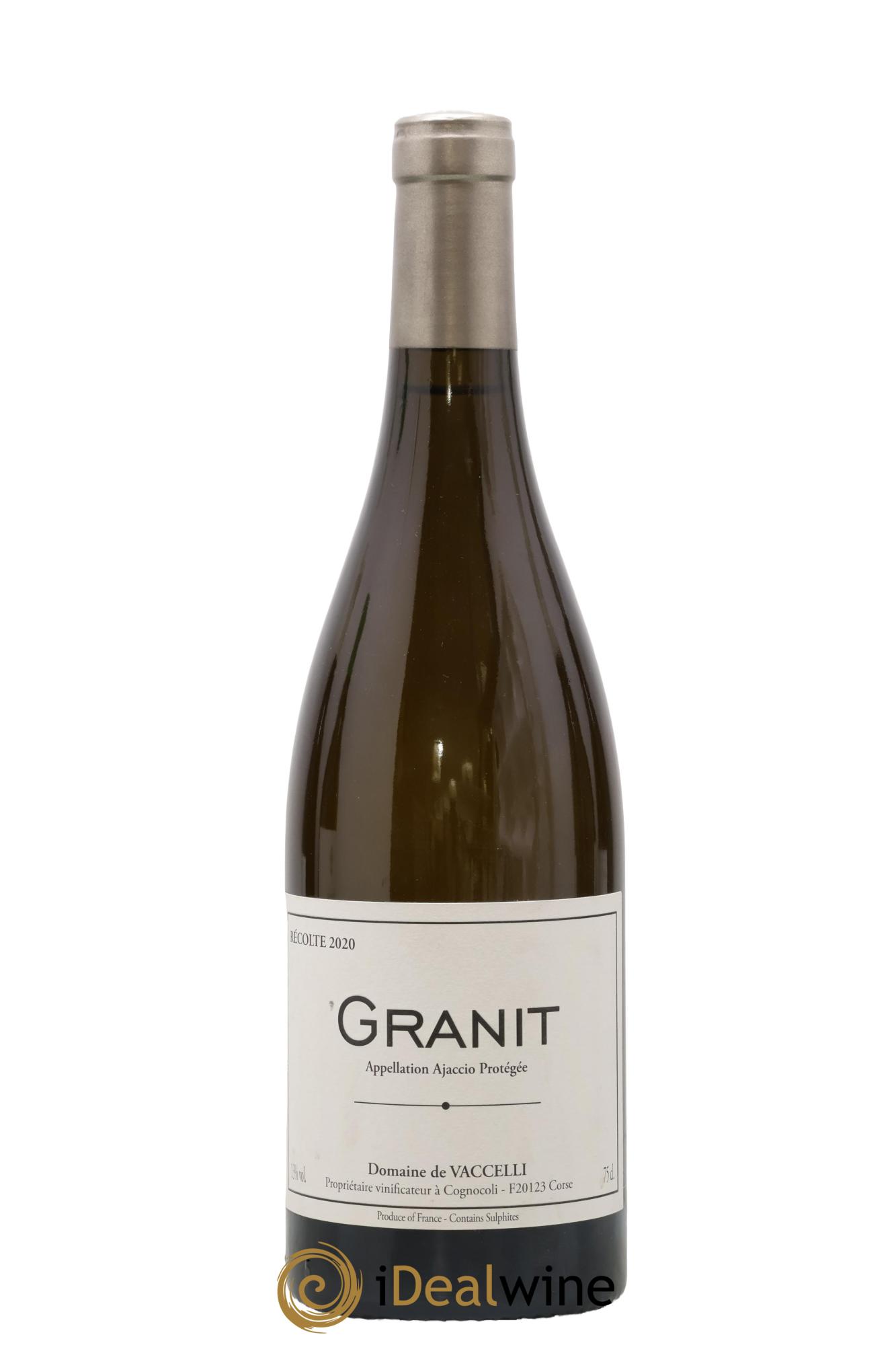 Ajaccio Granit Vaccelli 2020 - Lot of 1 bottle - 0