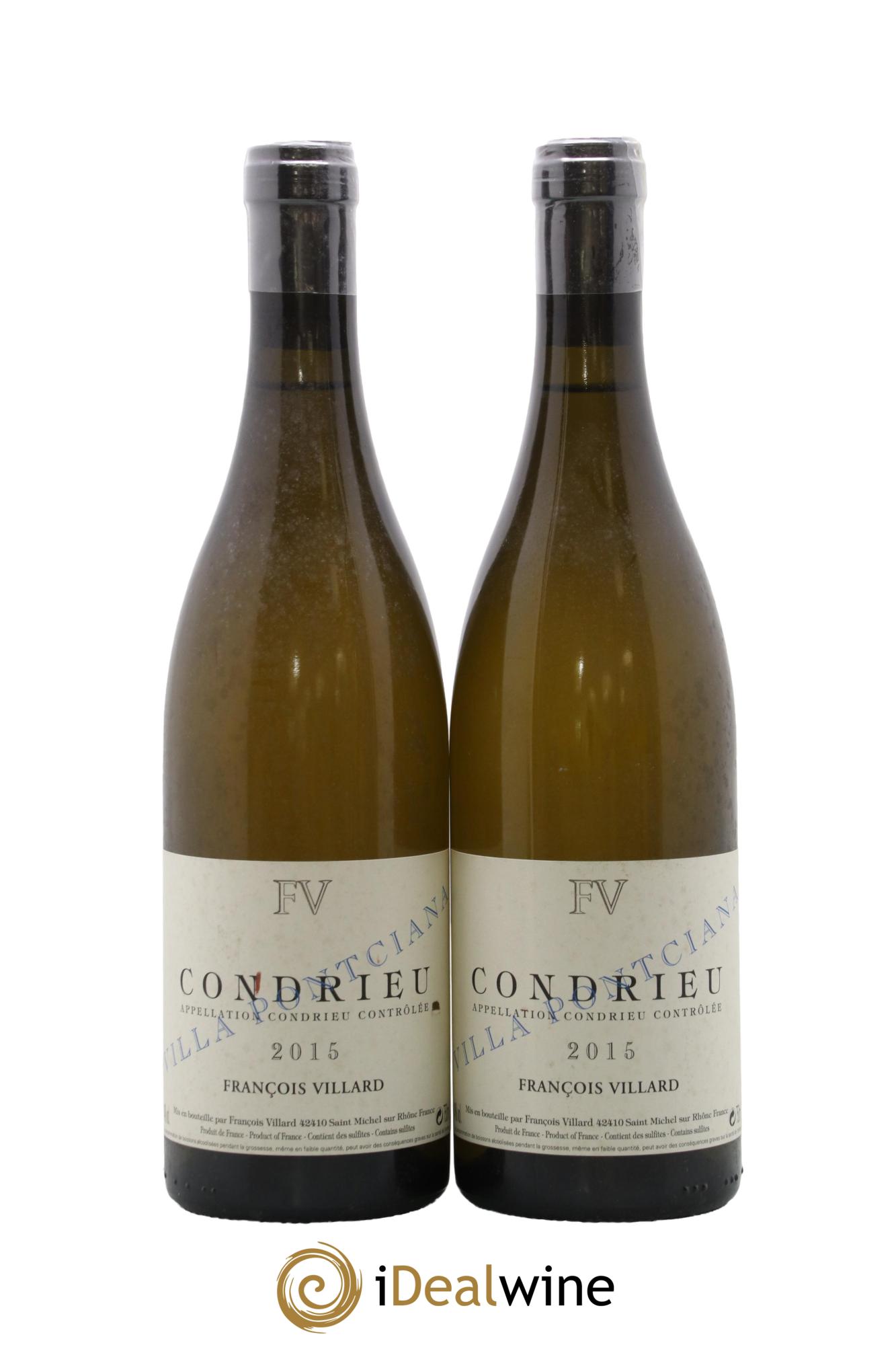 Condrieu Villa Pontciana François Villard 2015 - Lot de 2 bouteilles - 0