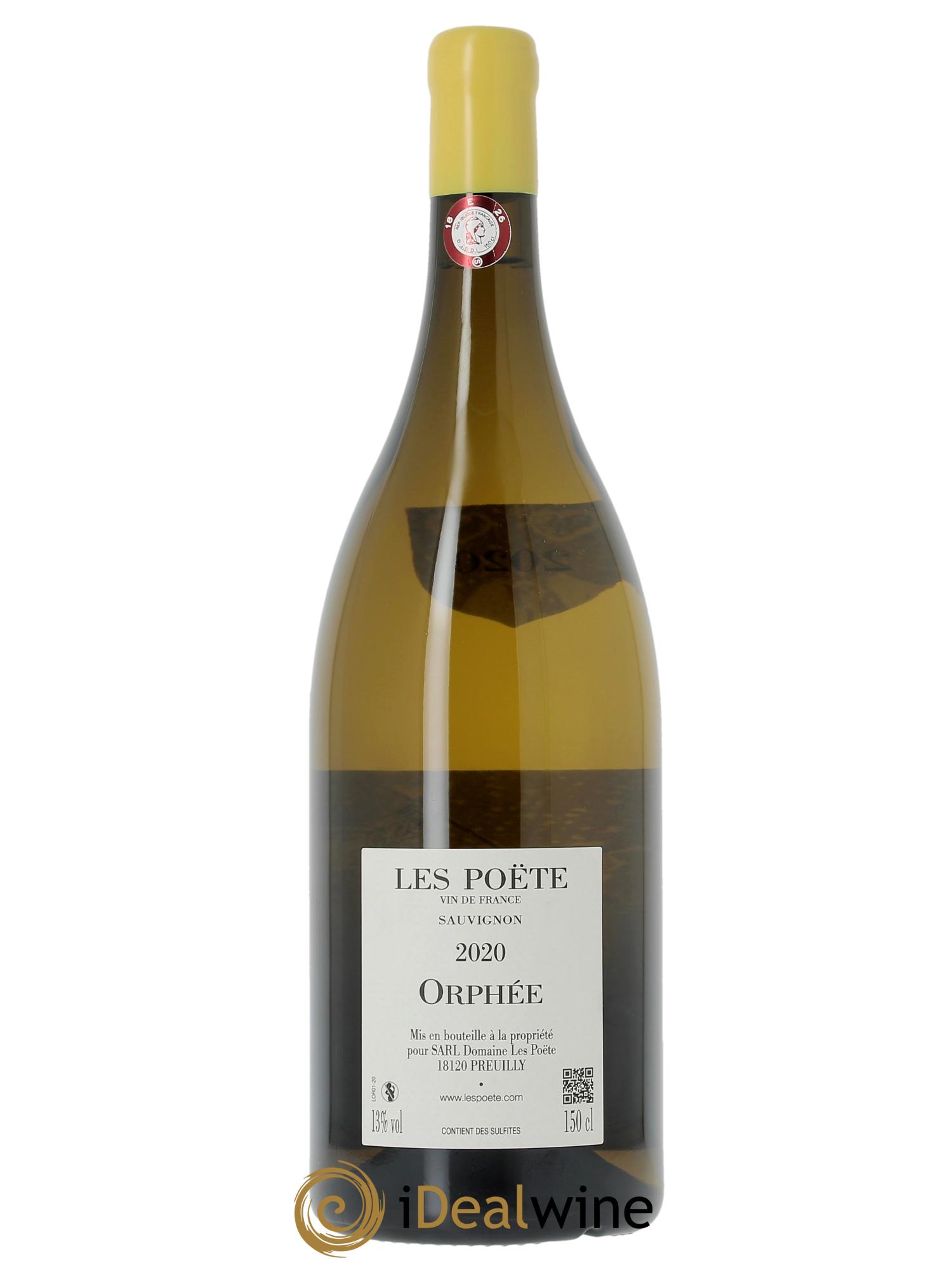 Vin de France (anciennement Reuilly) Orphée Les Poëte 2020 - Lot de 1 magnum - 1