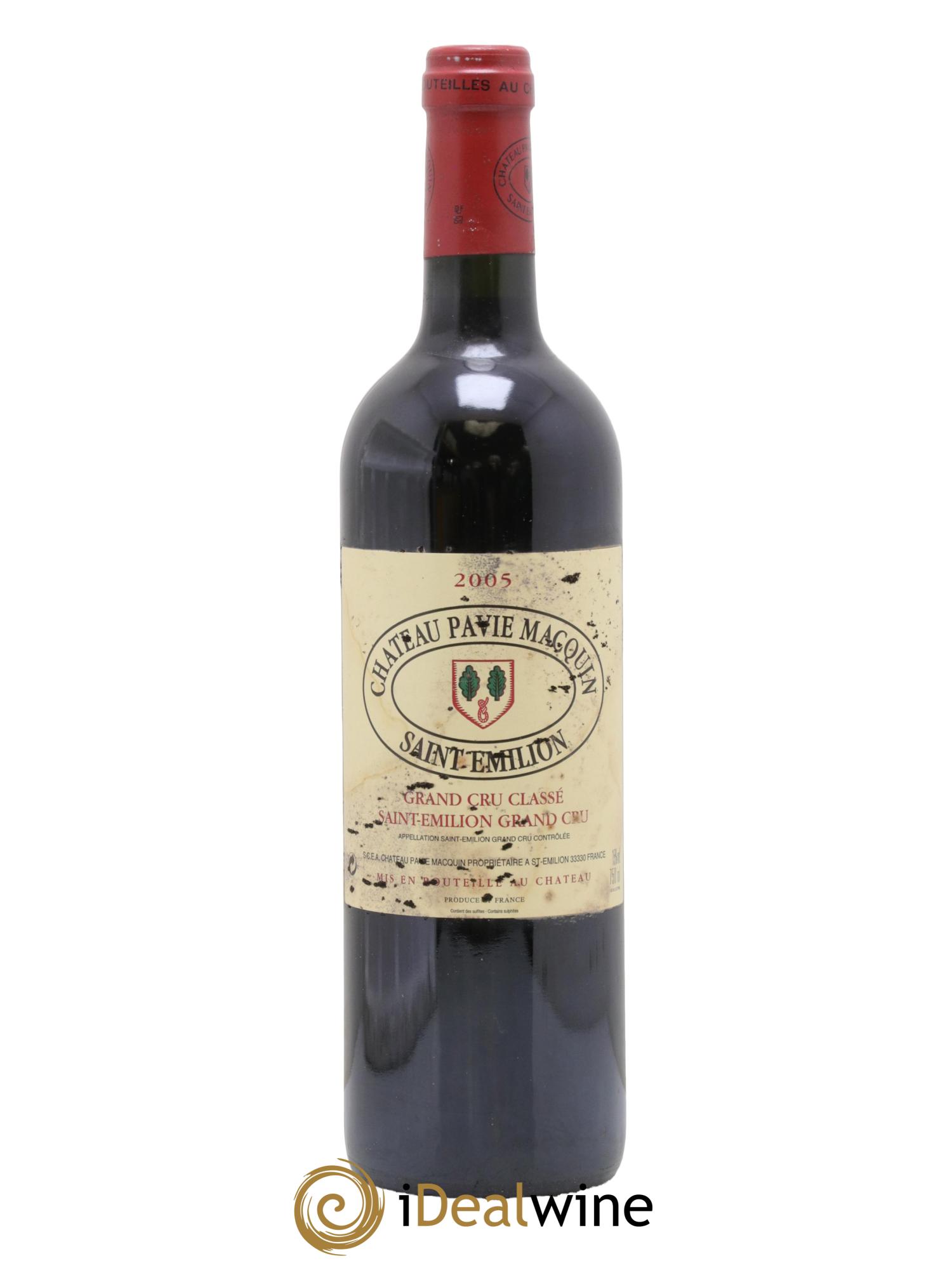 Château Pavie Macquin 1er Grand Cru Classé B 2005 - Posten von 1 Flasche - 0