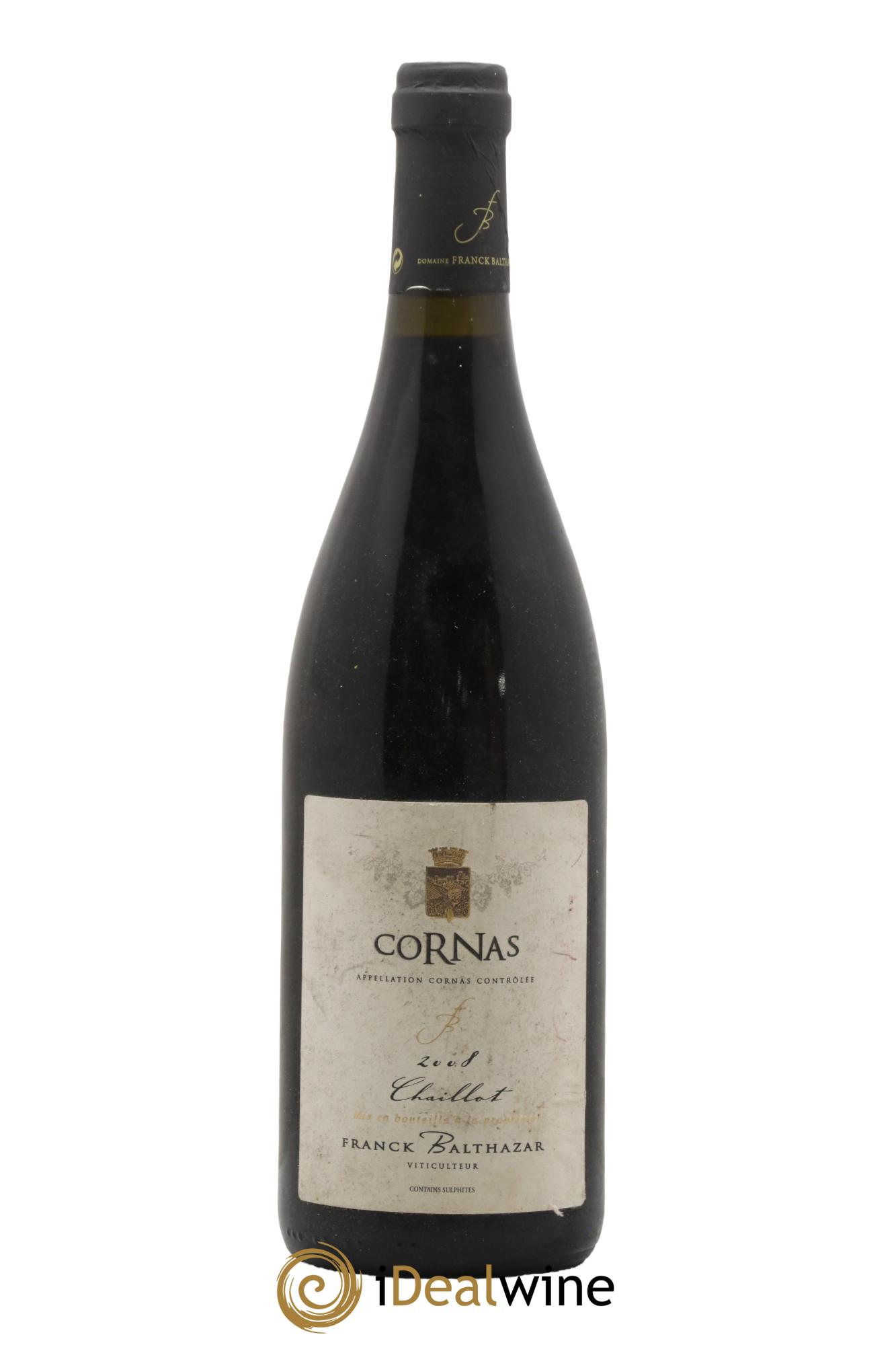 Cornas Chaillot Franck Balthazar (Domaine) 2008 - Lot de 1 bouteille - 0