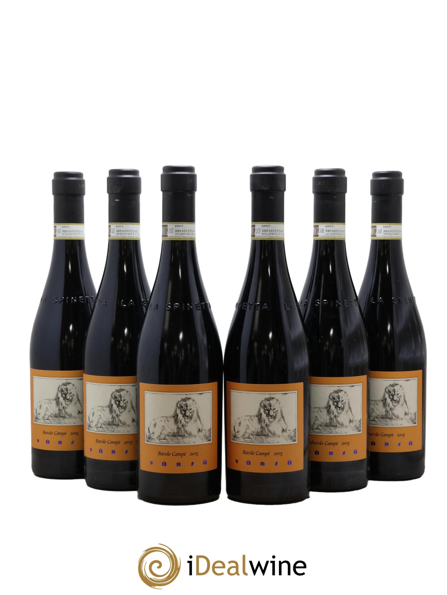 Barolo DOCG Campe La Spinetta - Giorgio Rivetti Vursu 2015 - Lotto di 6 bottiglie - 0