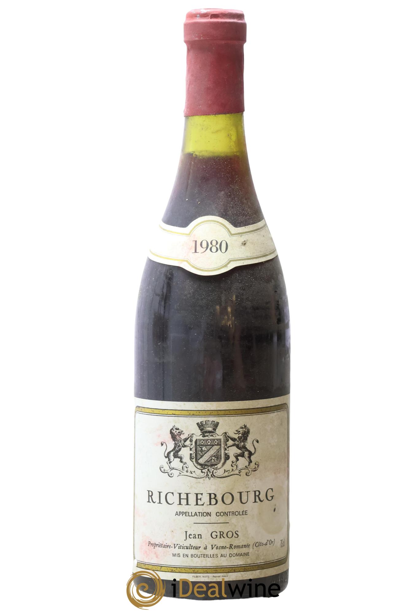 Richebourg Grand Cru Jean Gros 1980 - Lot of 1 bottle - 0