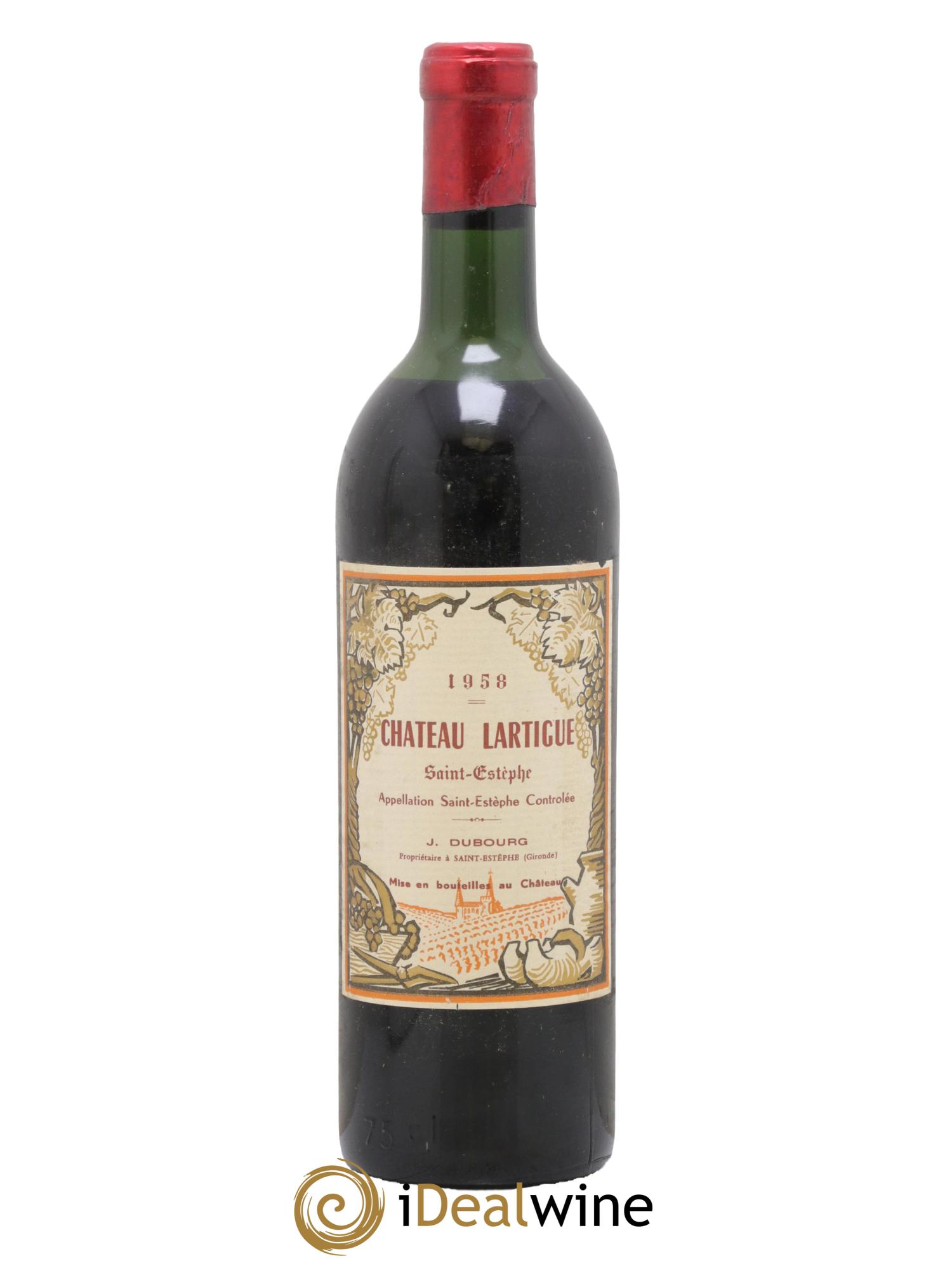 Saint-Estèphe Château Lartigue 1958 - Lotto di 1 bottiglia - 0