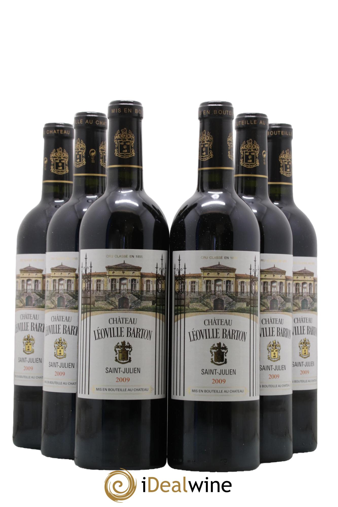 Château Léoville Barton 2ème Grand Cru Classé 2009 - Lot de 6 bouteilles - 0