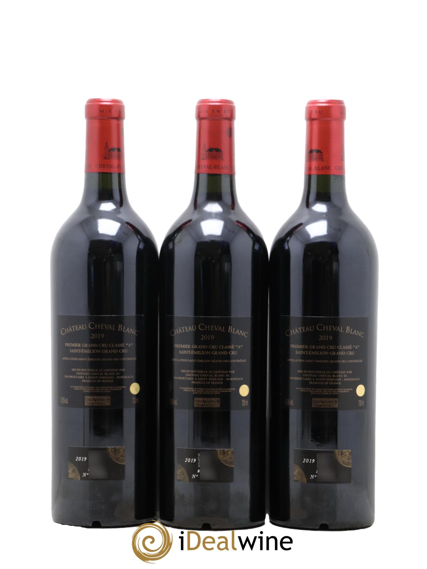 Château Cheval Blanc 1er Grand Cru Classé A  2019 - Posten von 6 Flaschen - 4
