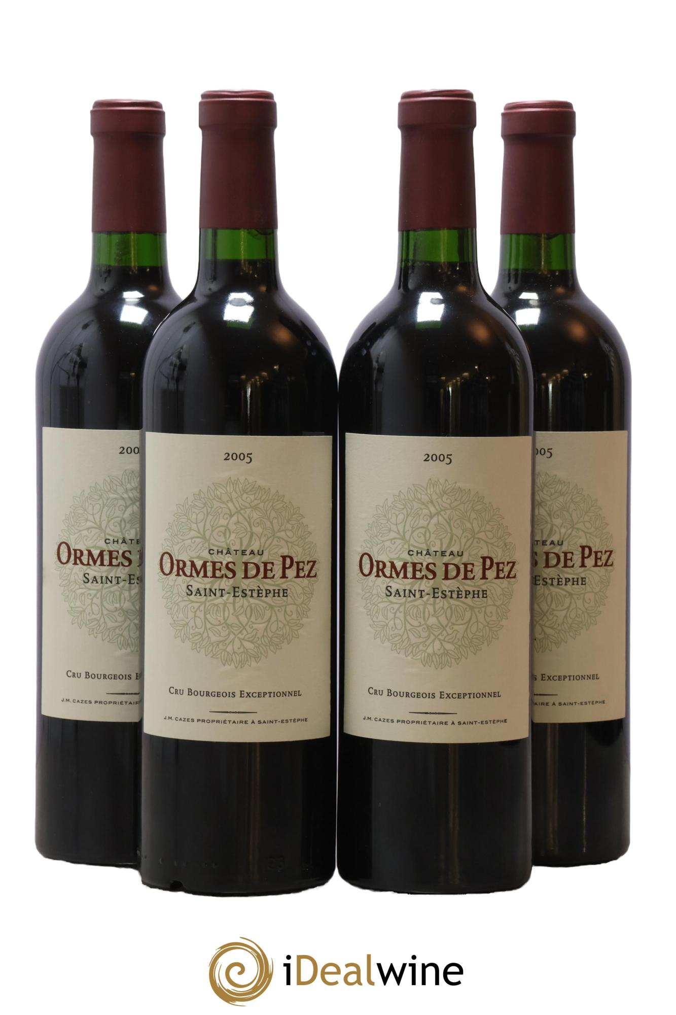 Château les Ormes de Pez 2005 - Posten von 4 Flaschen - 0