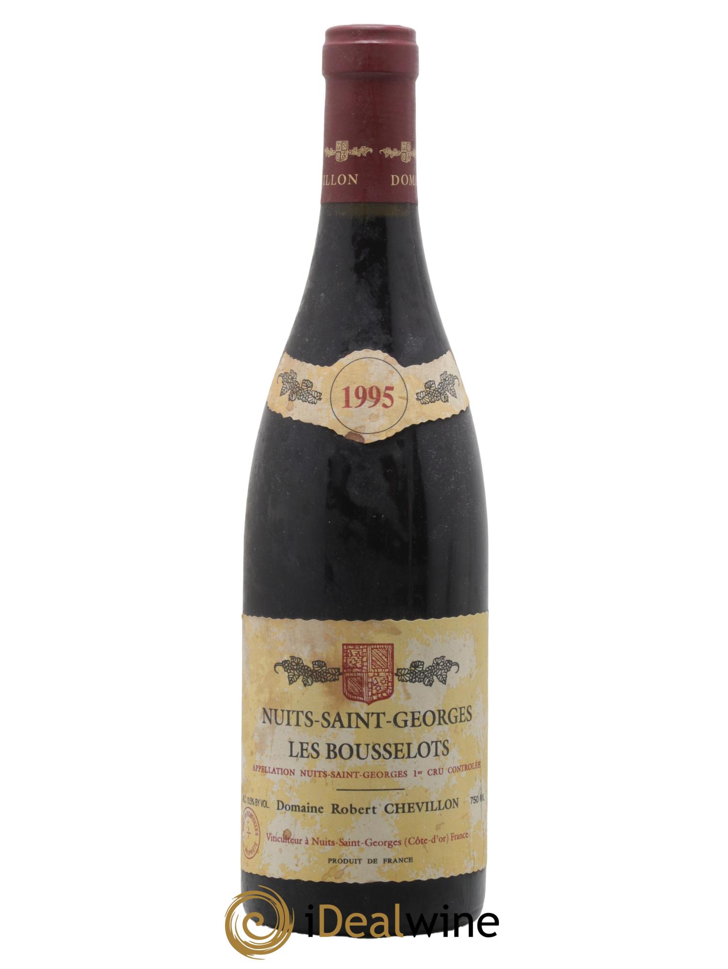 Nuits-Saint-Georges 1er Cru Les Bousselots Robert Chevillon 1995 - Lot de 1 bouteille - 0