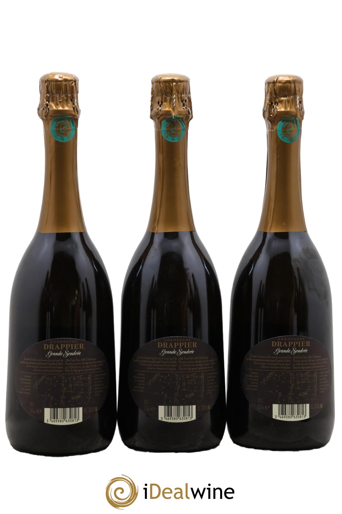 Grande Sendrée Drappier 2010 - Posten von 3 Flaschen - 1