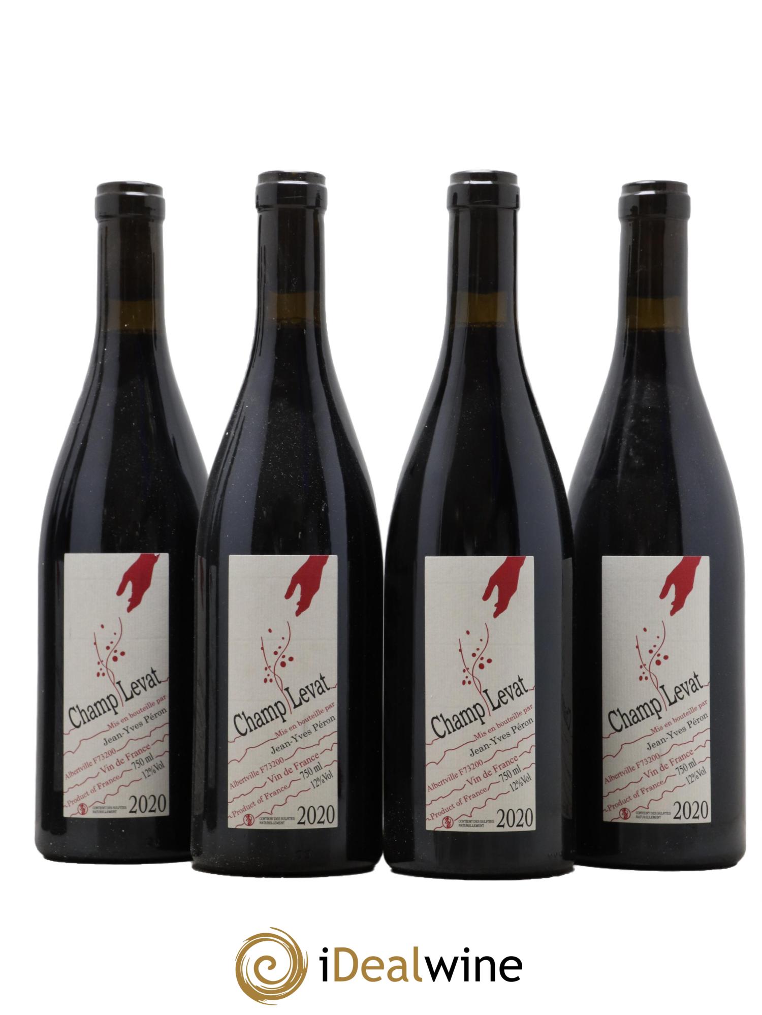 Vin des Allobroges Mondeuse Champ Levat Jean-Yves Péron 2020 - Lot de 4 bouteilles - 0