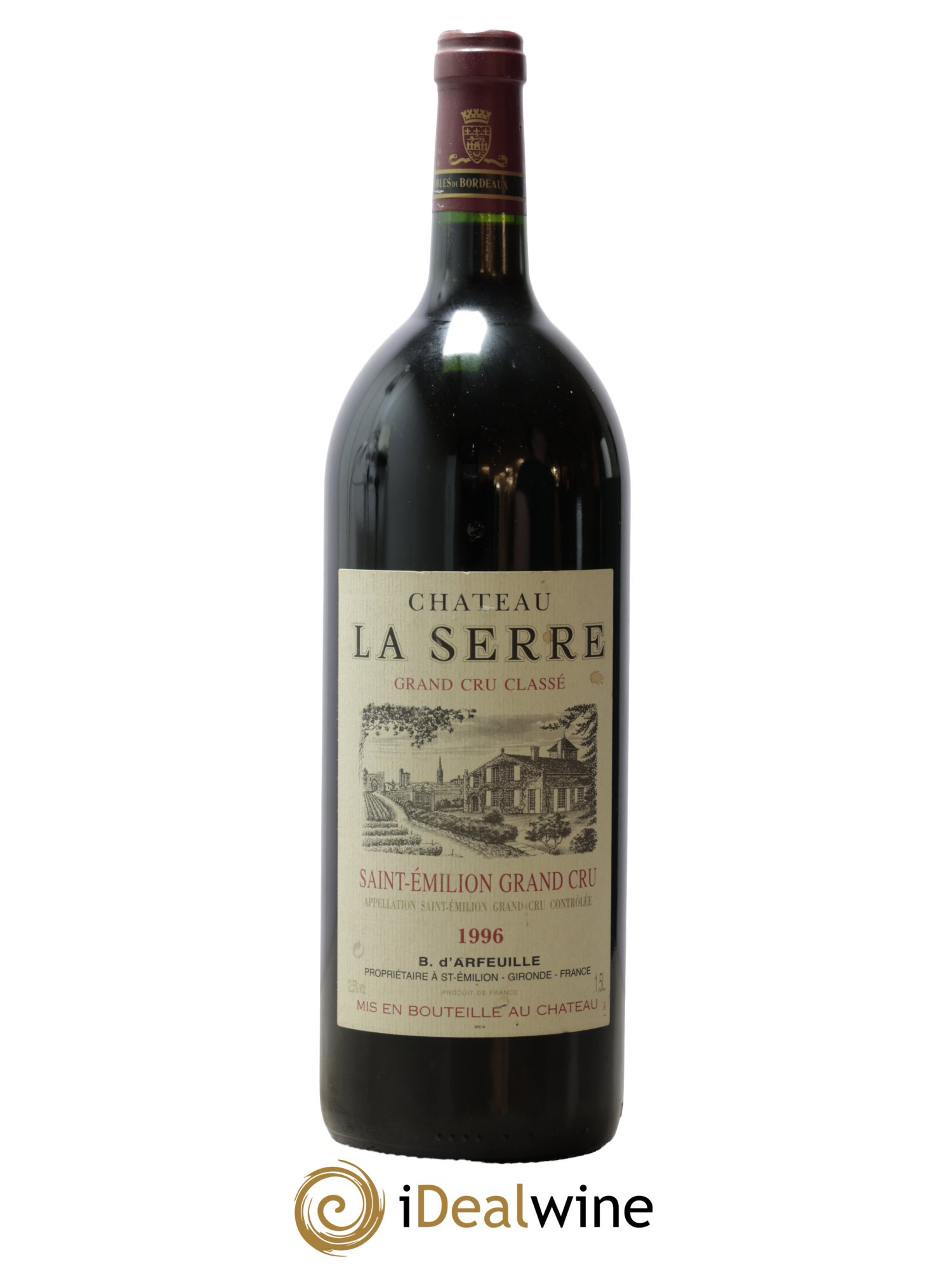 Château la Serre Grand Cru Classé 1996 - Posten von 1 Magnum - 0