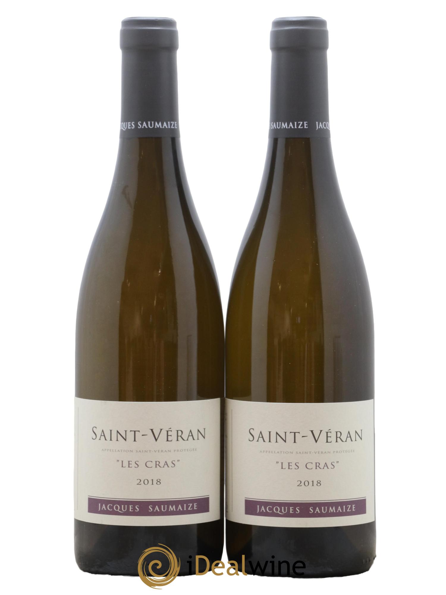 Saint-Véran Les Cras Jacques Saumaize Les Cras 2018 - Lot de 2 bouteilles - 0