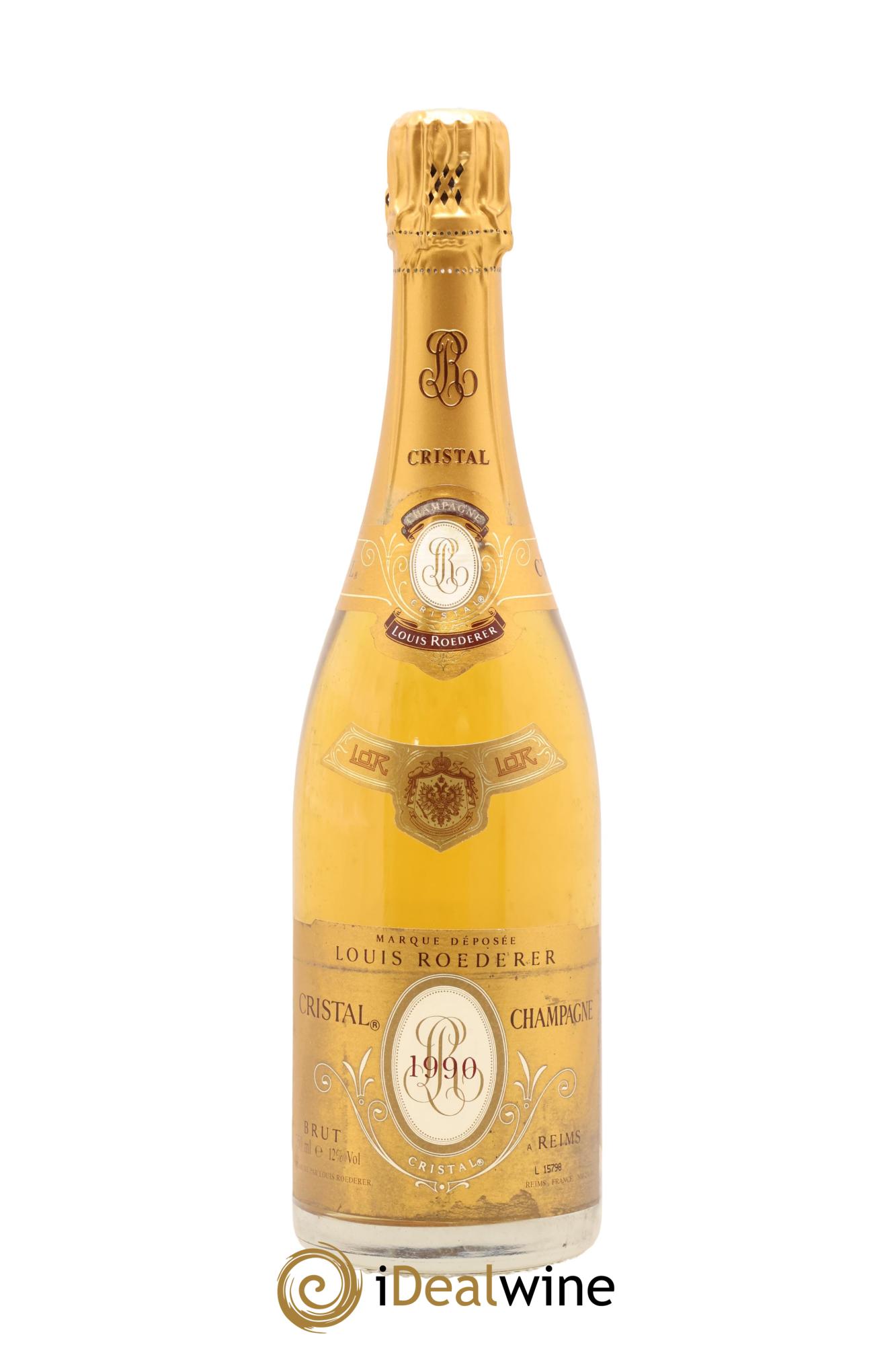 Cristal Louis Roederer 1990 - Posten von 1 Flasche - 0