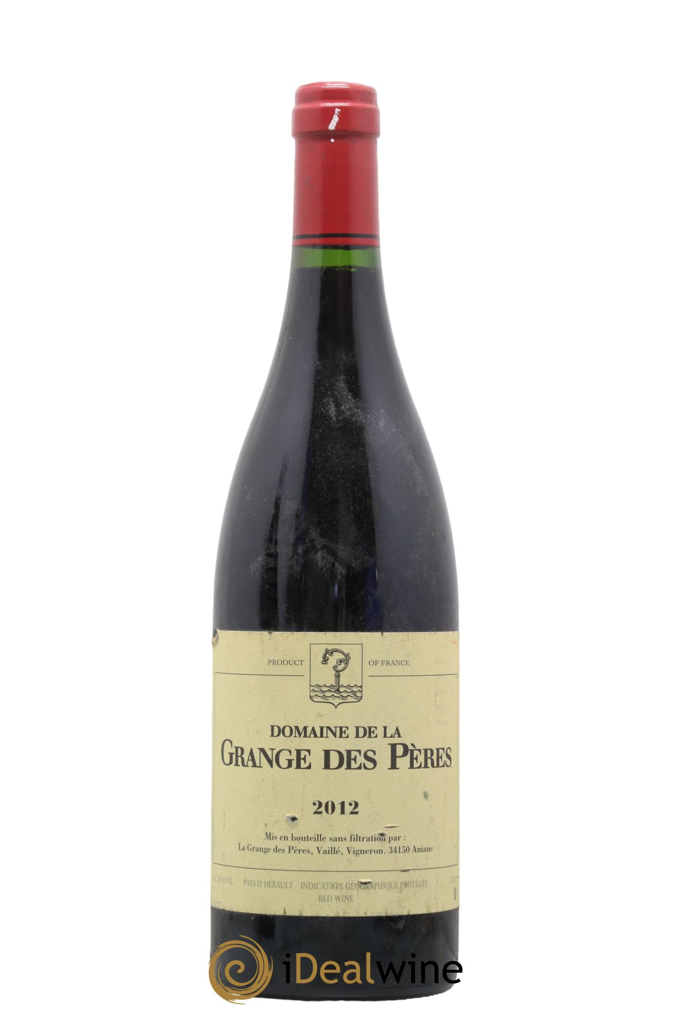 Pays d'Hérault Grange des Pères Laurent Vaillé 2012 - Lot de 1 bouteille - 0