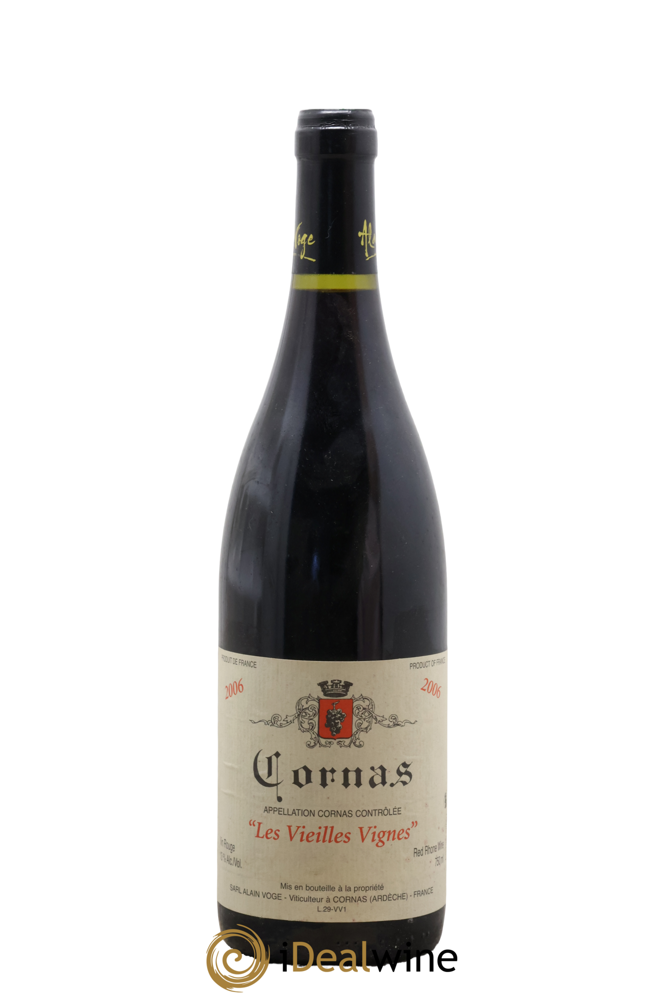 Cornas Les Vieilles Vignes Alain Voge (Domaine) 2006 - Lot de 1 bouteille - 0