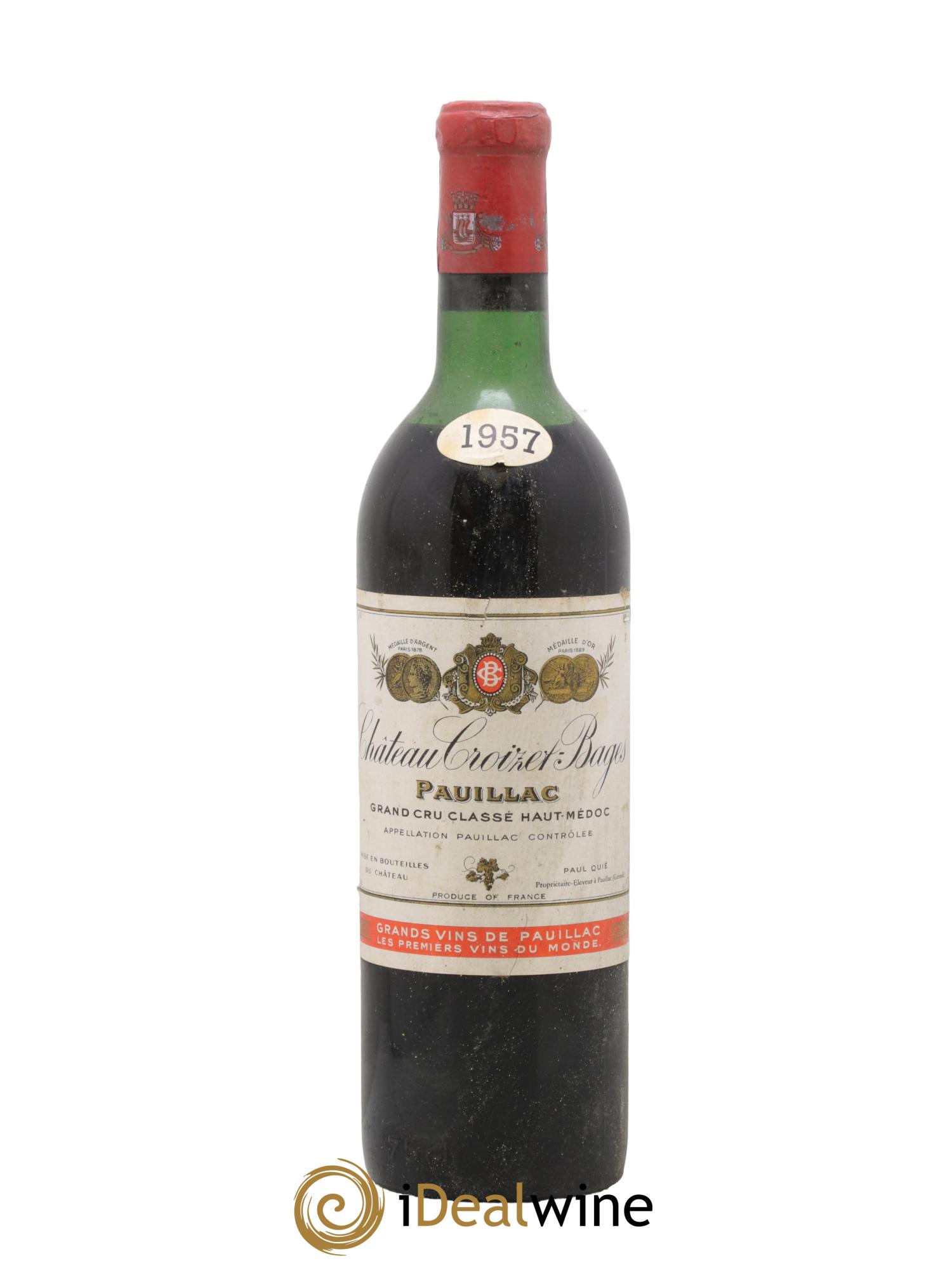 Château Croizet Bages 5ème Grand Cru Classé 1957 - Lot of 1 bottle - 0