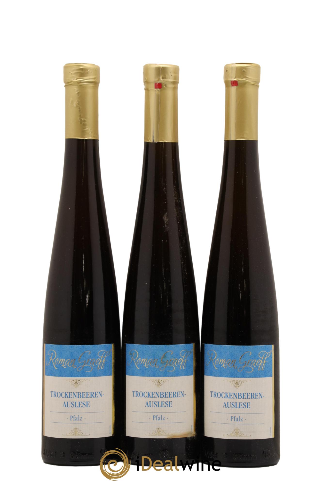 Allemagne Pfalz Trockenbeerenauslese Roman Graeff 2015 - Lot de 6 demi bouteilles - 1
