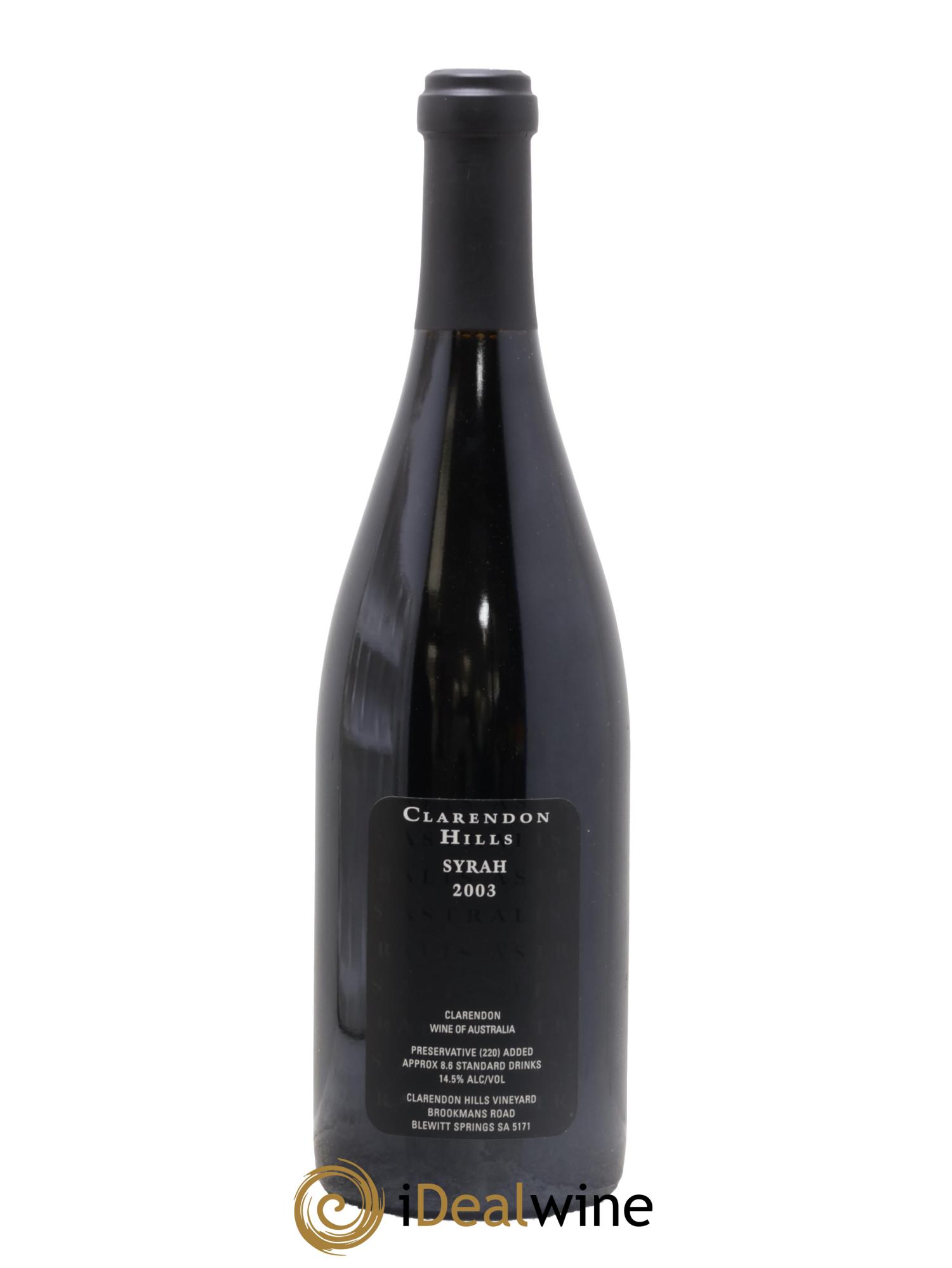 McLaren Vale Astralis Clarendon Hills 2003 - Lotto di 1 bottiglia - 1