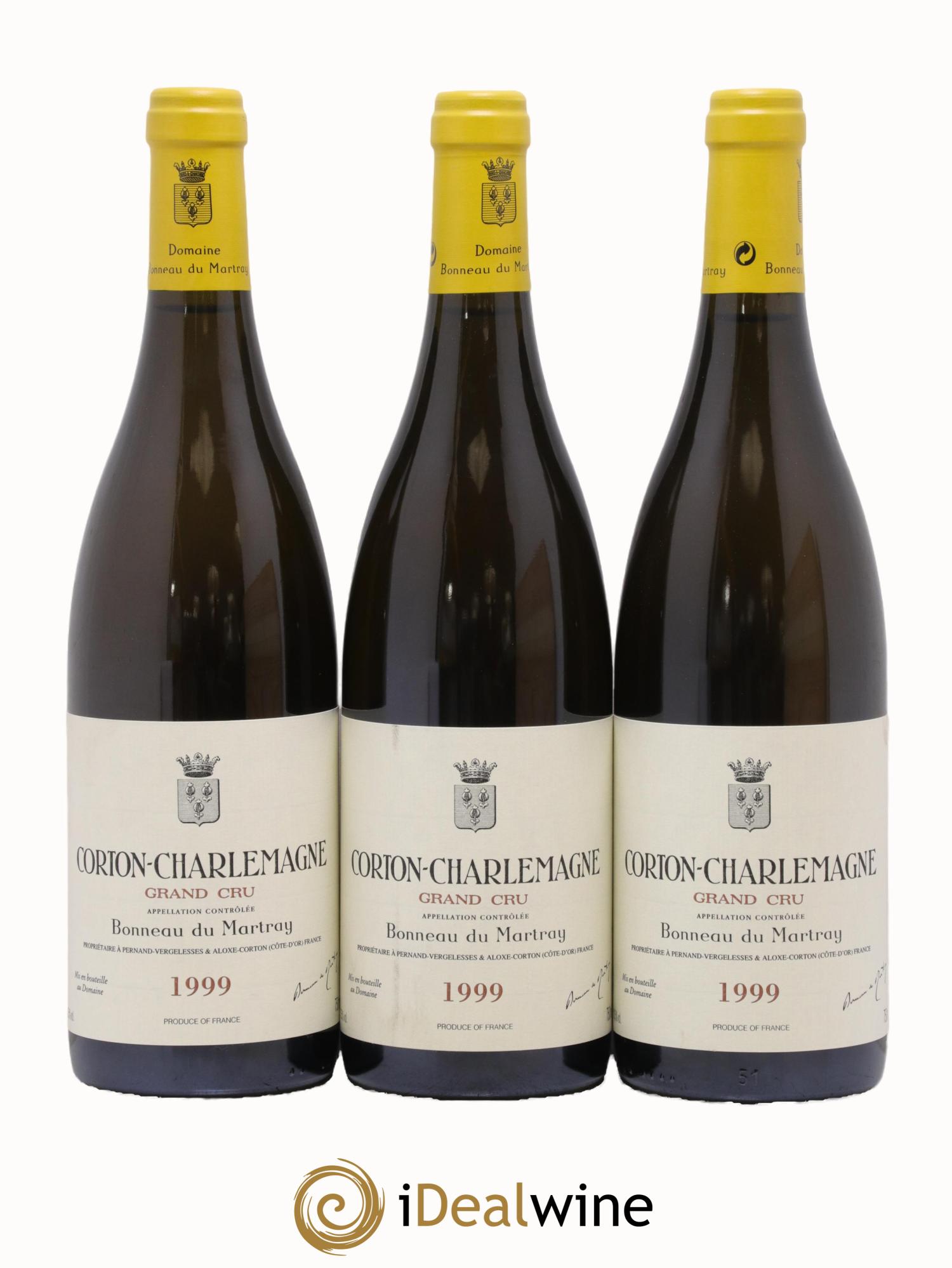 Corton-Charlemagne Grand Cru Bonneau du Martray (Domaine) 1999 - Lot de 6 bouteilles - 3