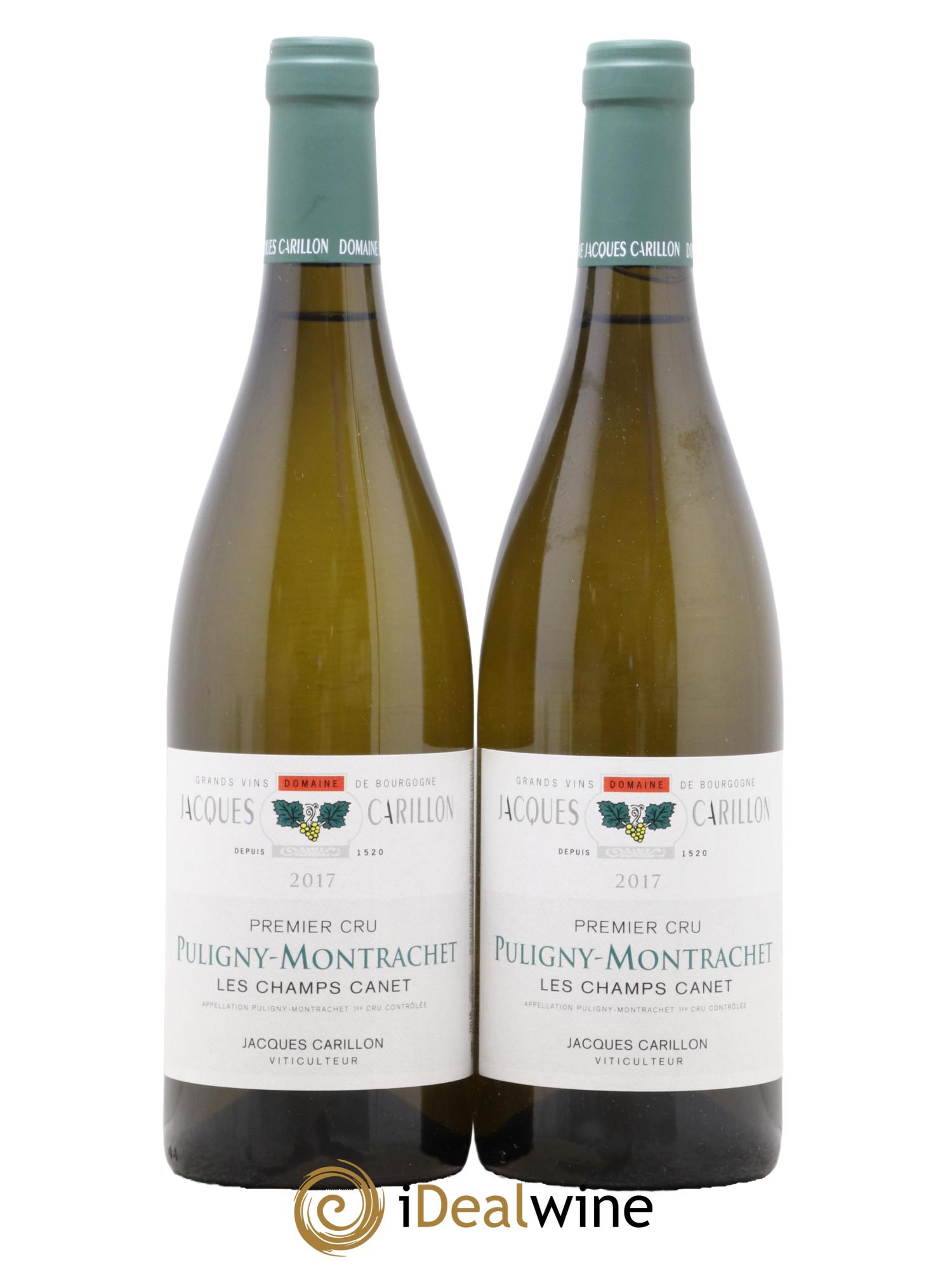 Puligny-Montrachet 1er Cru Les Champs Canet Jacques Carillon (Domaine) 2017 - Lot de 2 bouteilles - 0