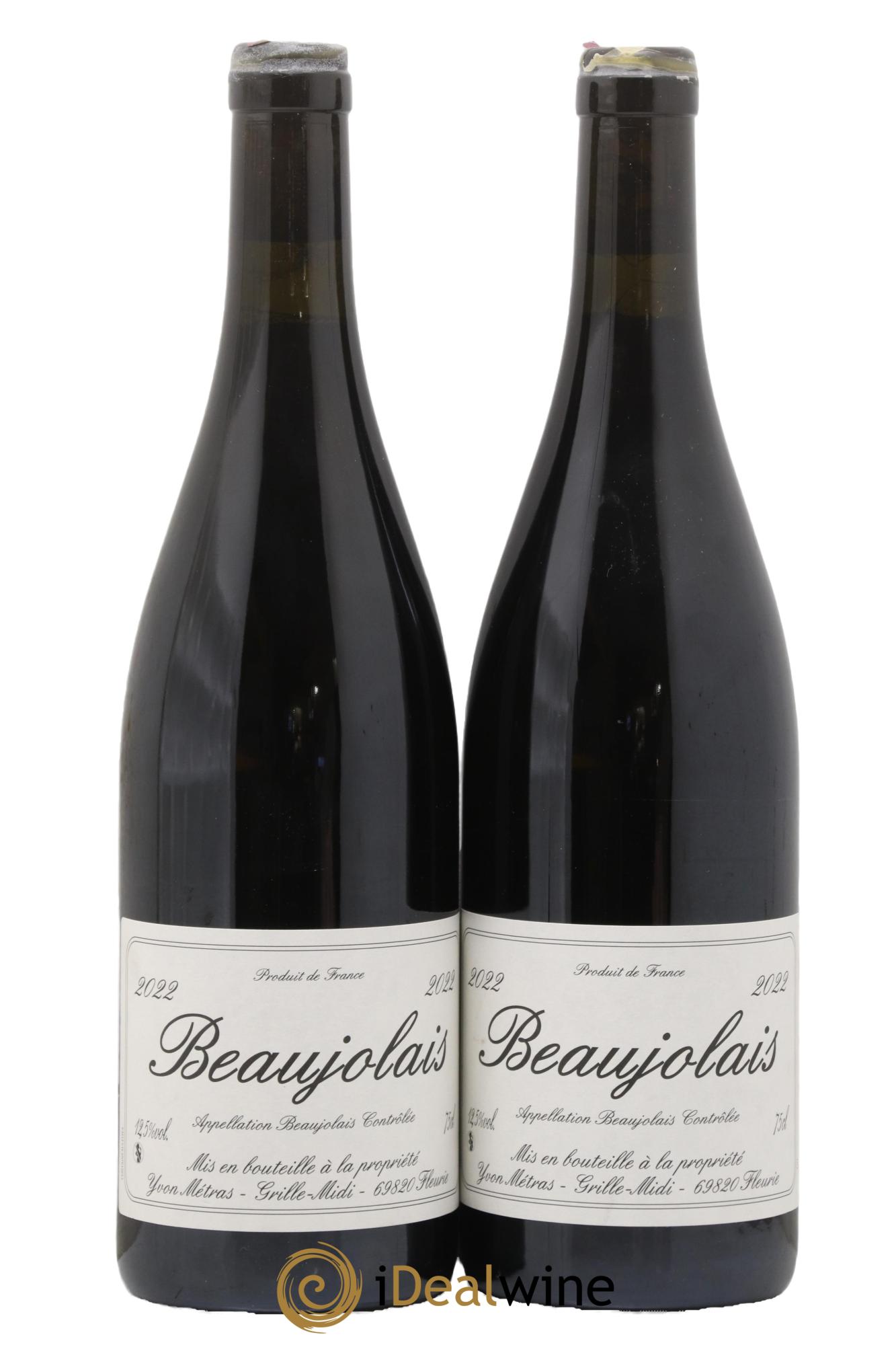 Beaujolais Yvon Métras 2022 - Lot de 2 bouteilles - 0