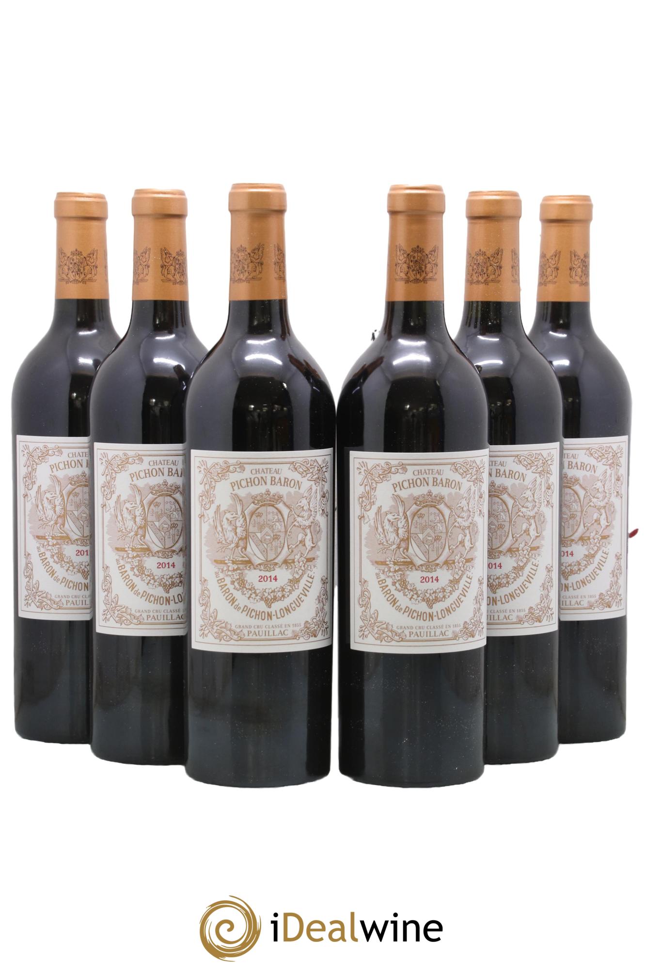 Pichon Longueville Baron 2ème Grand Cru Classé 2014 - Lot of 6 bottles - 0