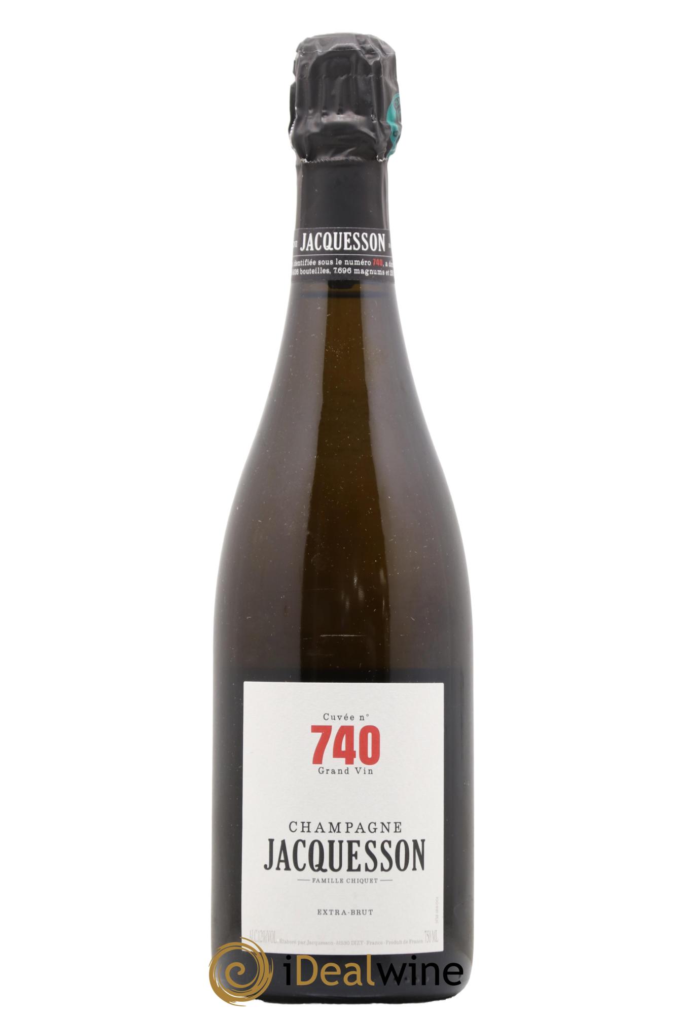 Cuvée 740 Extra-Brut Jacquesson - Lot de 1 bouteille - 0