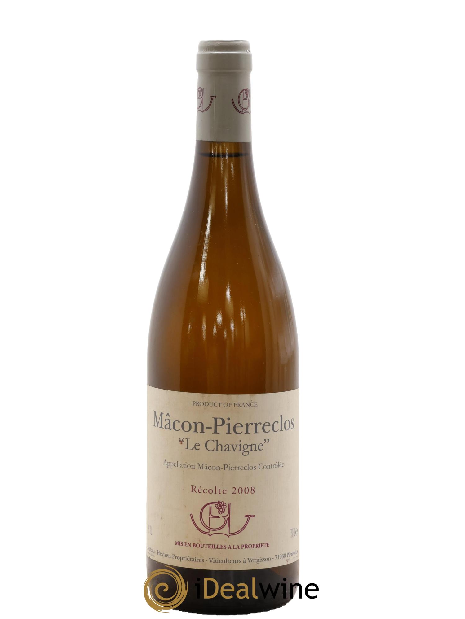 Mâcon-Pierreclos Le Chavigne Guffens-Heynen 2008 - Lot de 1 bouteille - 0