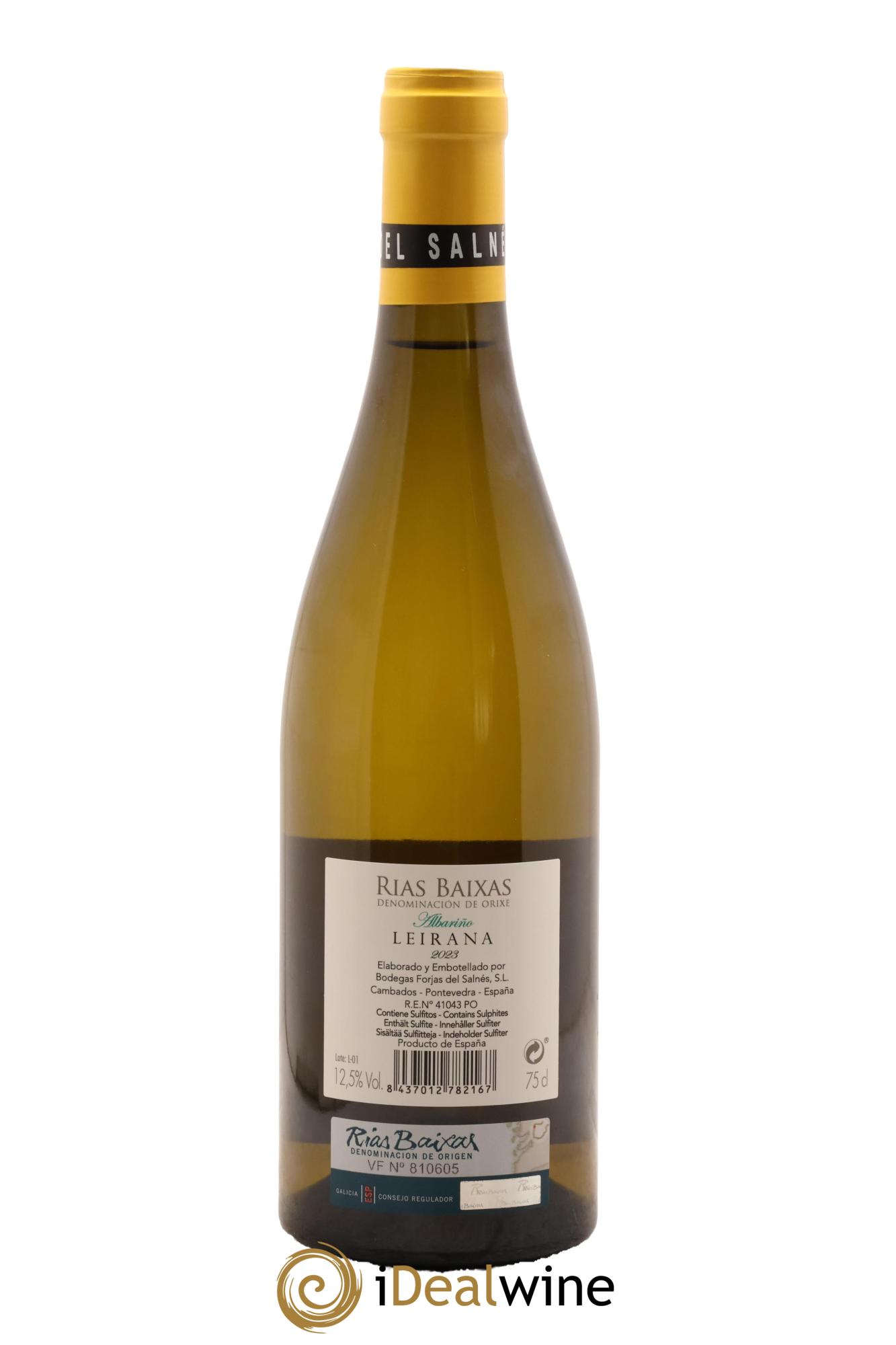Rias Baixas DO Forjas del Salnés Leirana Albarino 2023 - Lot de 1 bouteille - 1