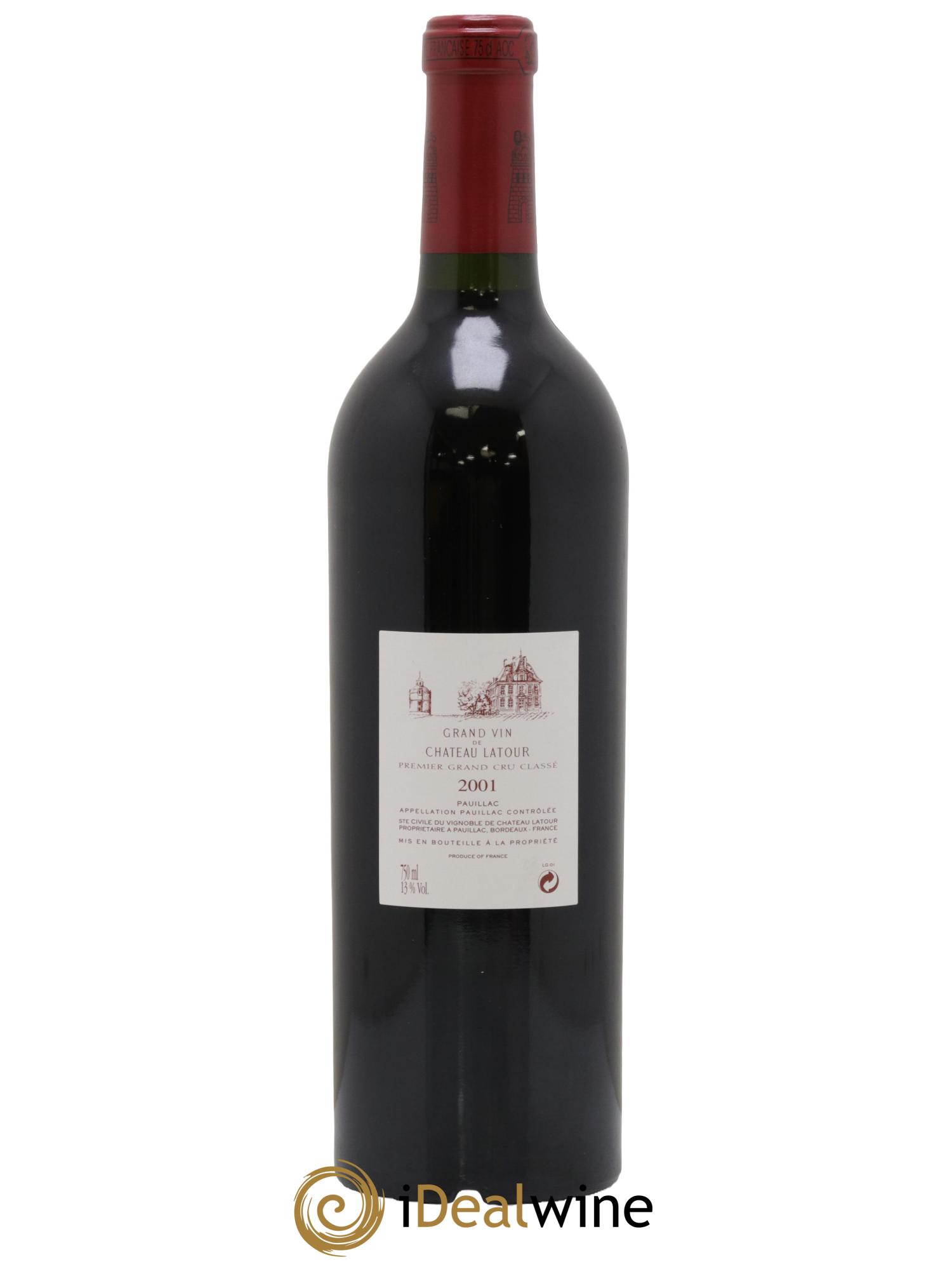 Château Latour 1er Grand Cru Classé 2001 - Lot of 1 bottle - 1