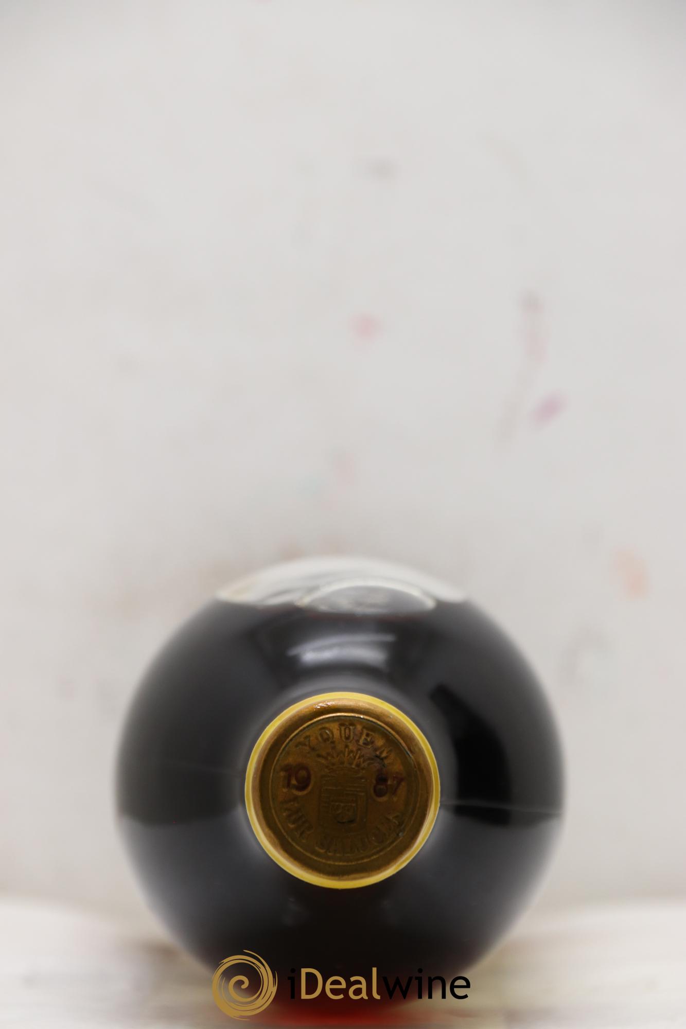 Château d' Yquem 1er Cru Classé Supérieur 1987 - Lot de 1 bouteille - 1