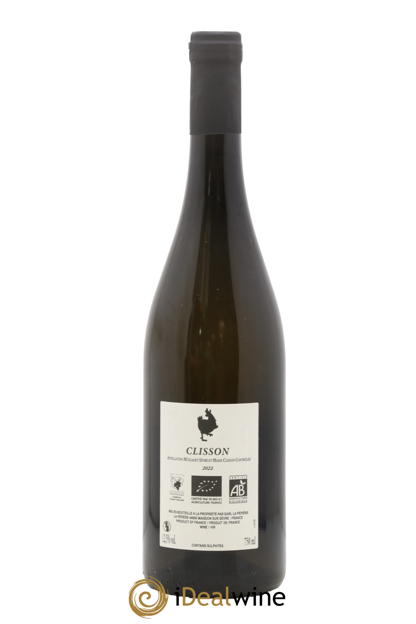 Muscadet-Sèvre-et-Maine Clisson Domaine de la Pepiere 2022 - Lot de 1 bouteille - 1