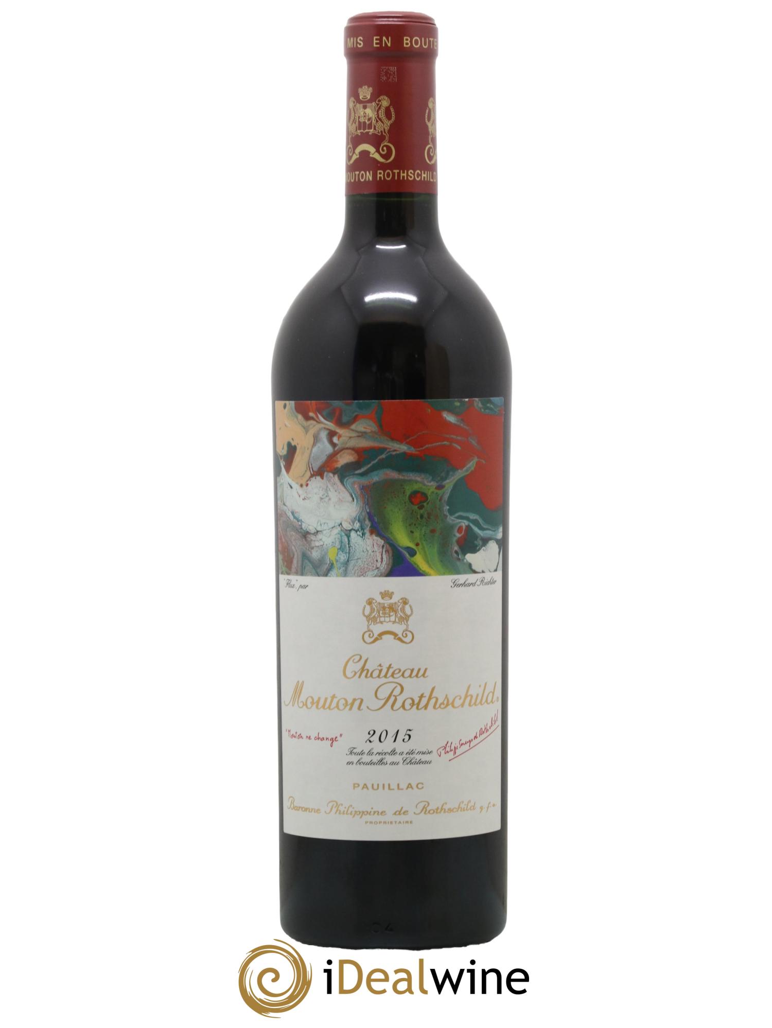 Château Mouton Rothschild 1er Grand Cru Classé  2015 - Lot de 1 bouteille - 1