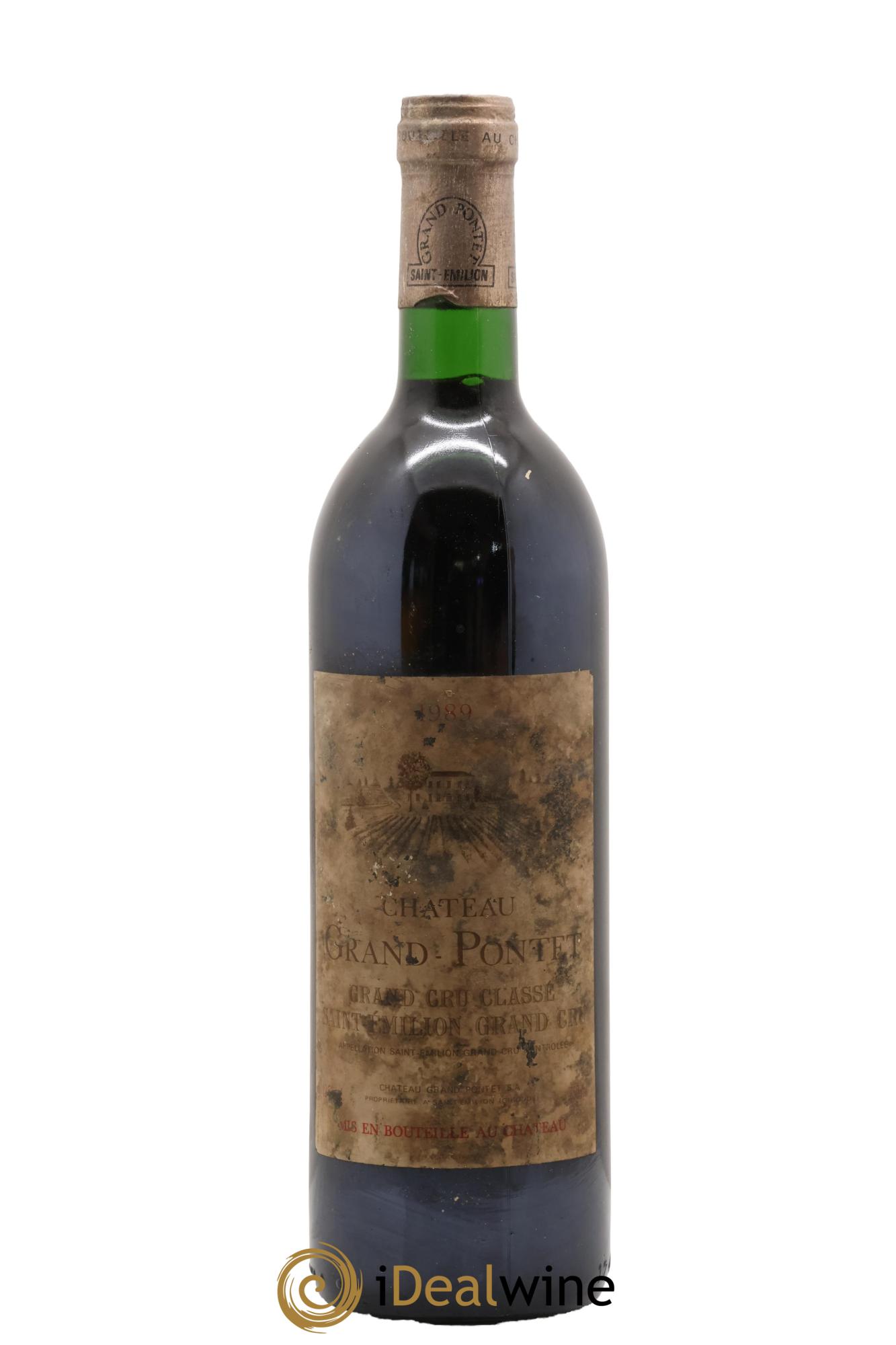Château Grand Pontet Grand Cru Classé 1989 - Posten von 1 Flasche - 0