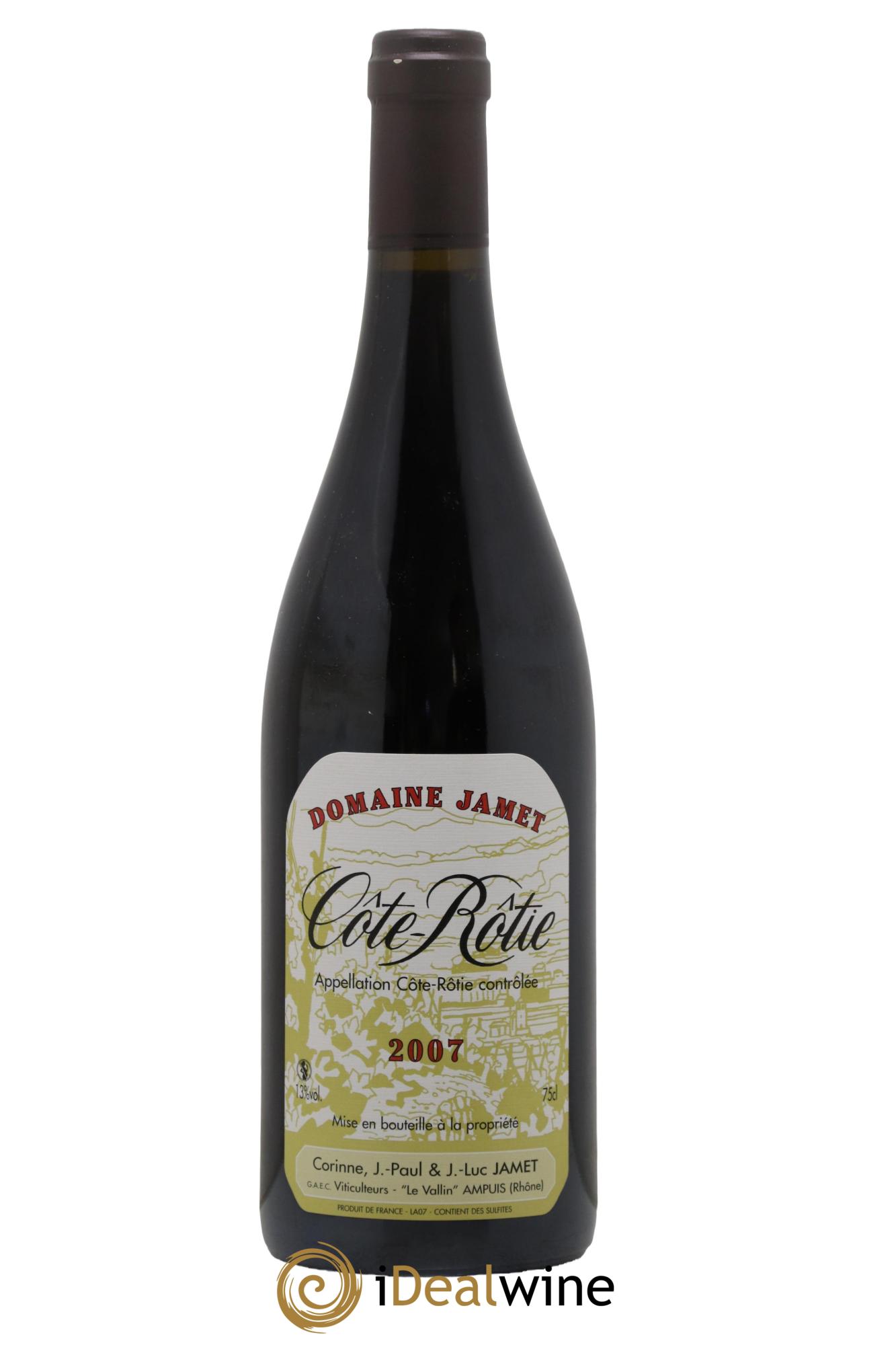 Côte-Rôtie Jamet (Domaine) 2007 - Lotto di 1 bottiglia - 0