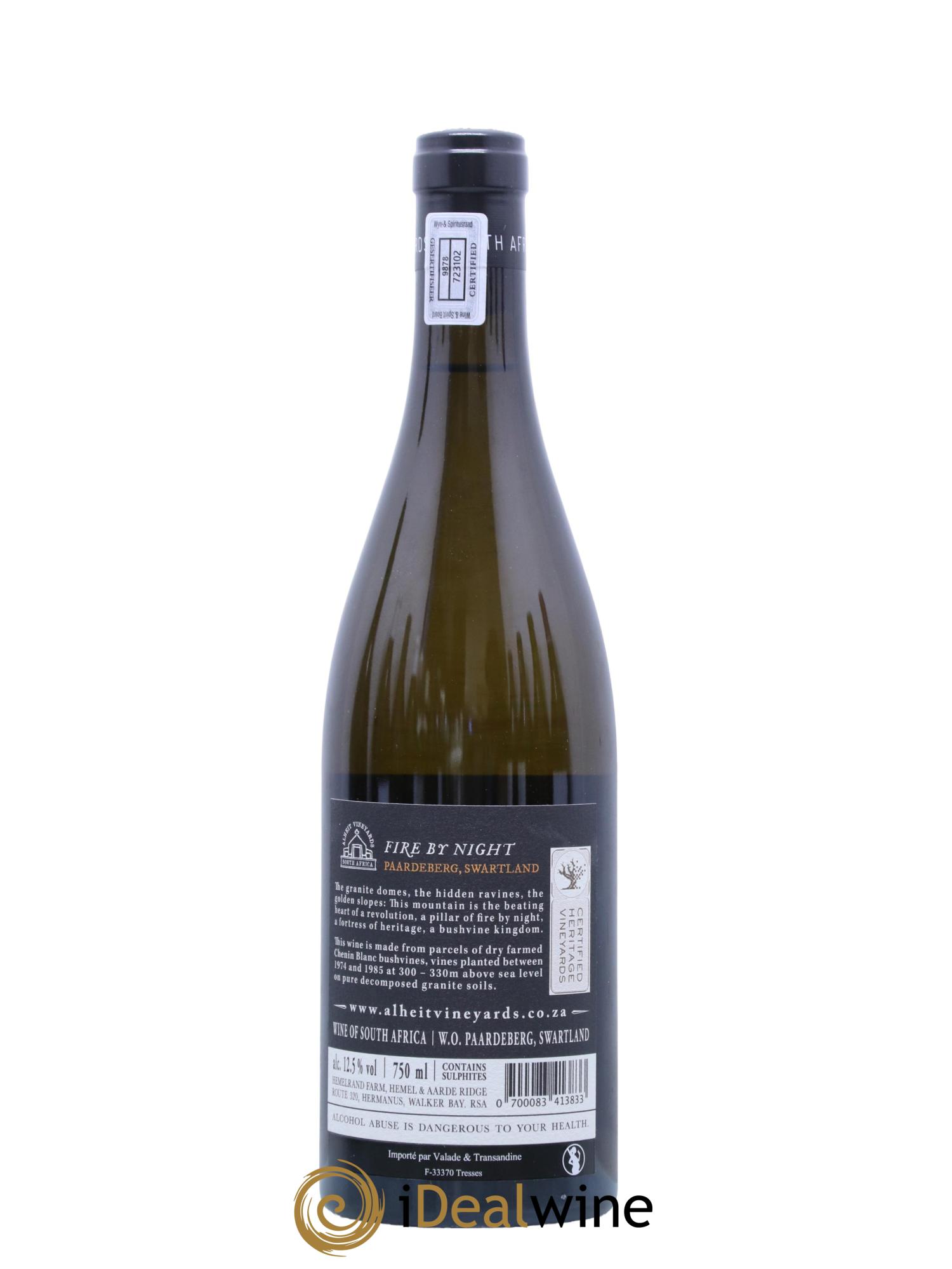 Western Cape Alheit Vineyards Fire by Night 2022 - Lot de 1 bouteille - 1